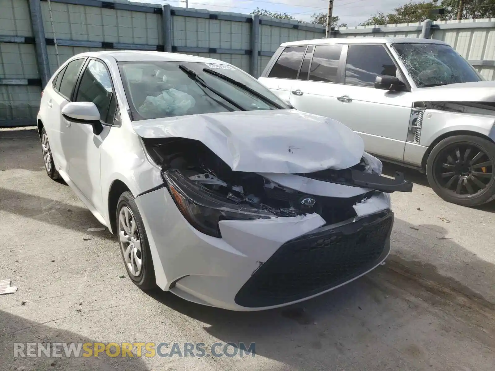 1 Photograph of a damaged car 5YFEPMAE5MP146991 TOYOTA COROLLA 2021