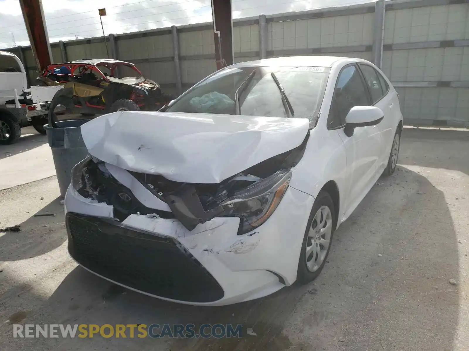 2 Photograph of a damaged car 5YFEPMAE5MP146991 TOYOTA COROLLA 2021