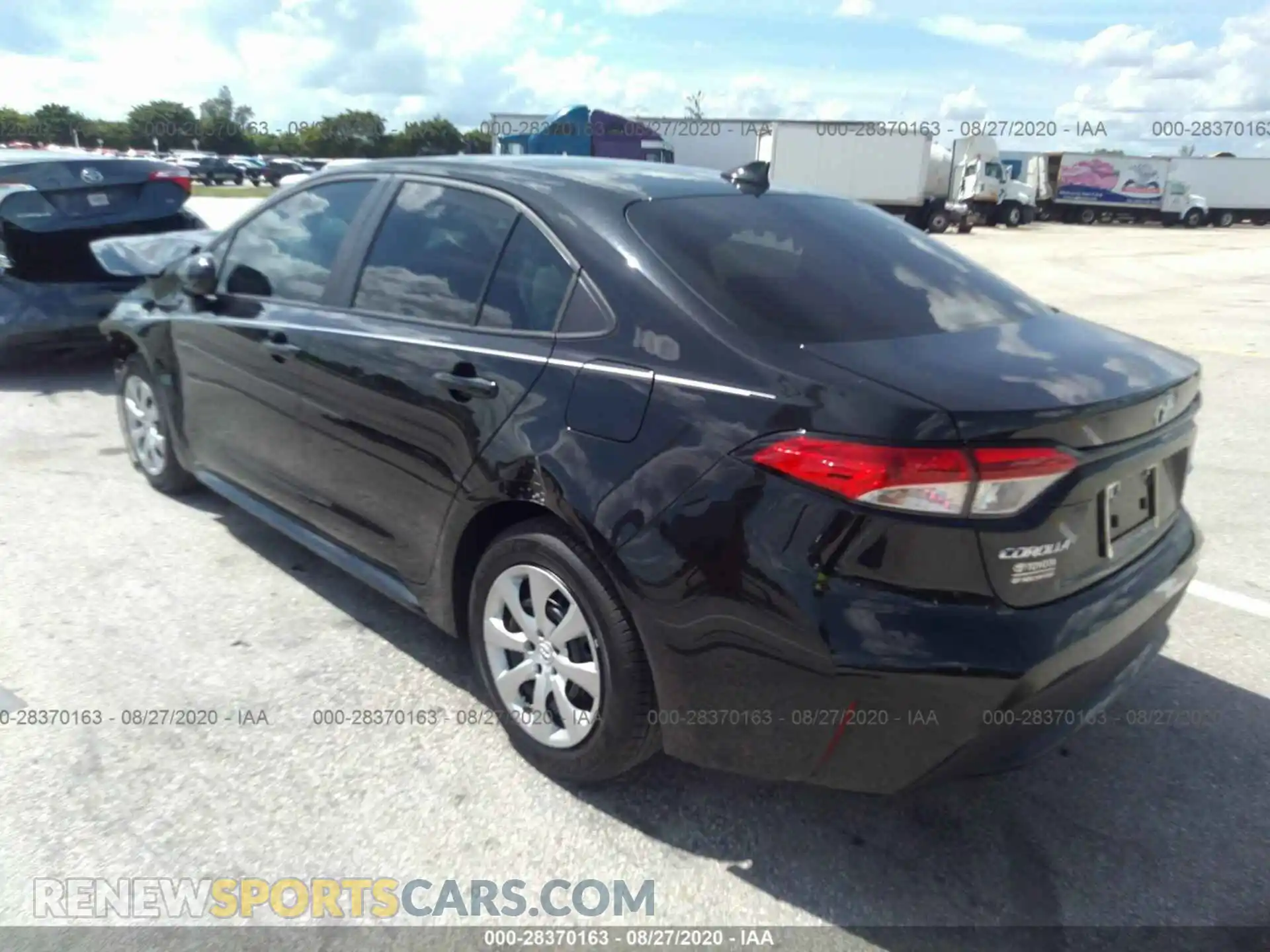 3 Photograph of a damaged car 5YFEPMAE5MP148434 TOYOTA COROLLA 2021