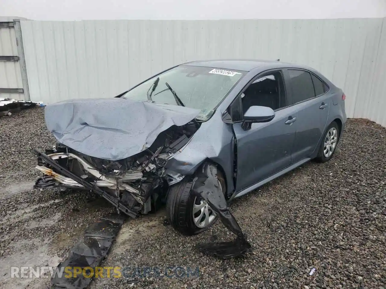 1 Photograph of a damaged car 5YFEPMAE5MP155142 TOYOTA COROLLA 2021