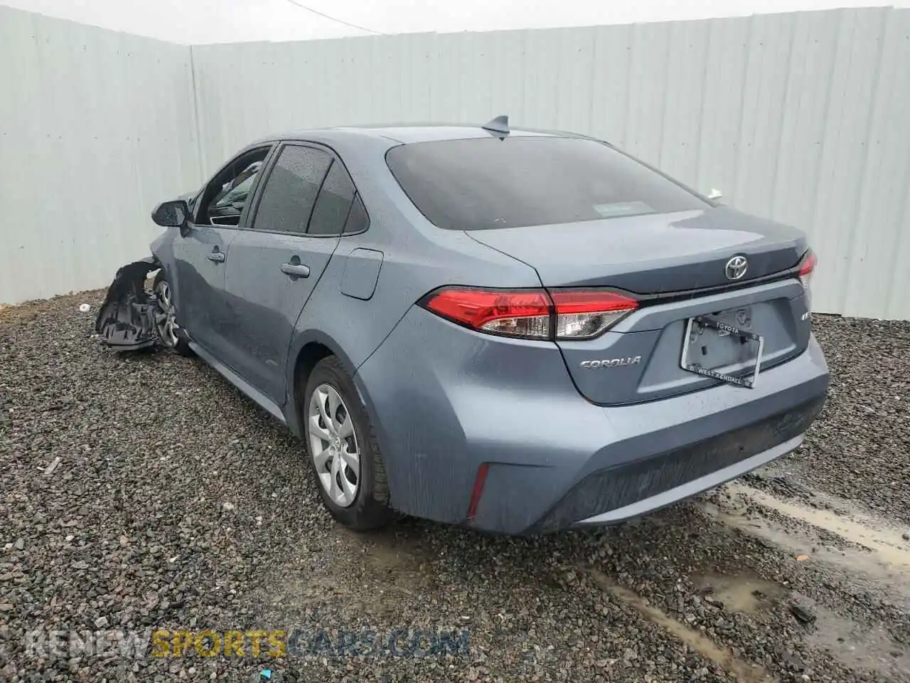 2 Photograph of a damaged car 5YFEPMAE5MP155142 TOYOTA COROLLA 2021
