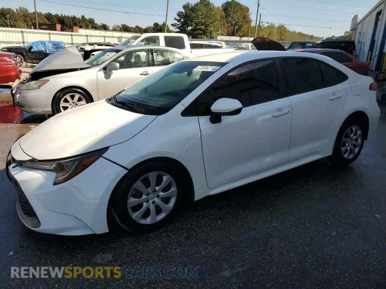 1 Photograph of a damaged car 5YFEPMAE5MP155822 TOYOTA COROLLA 2021