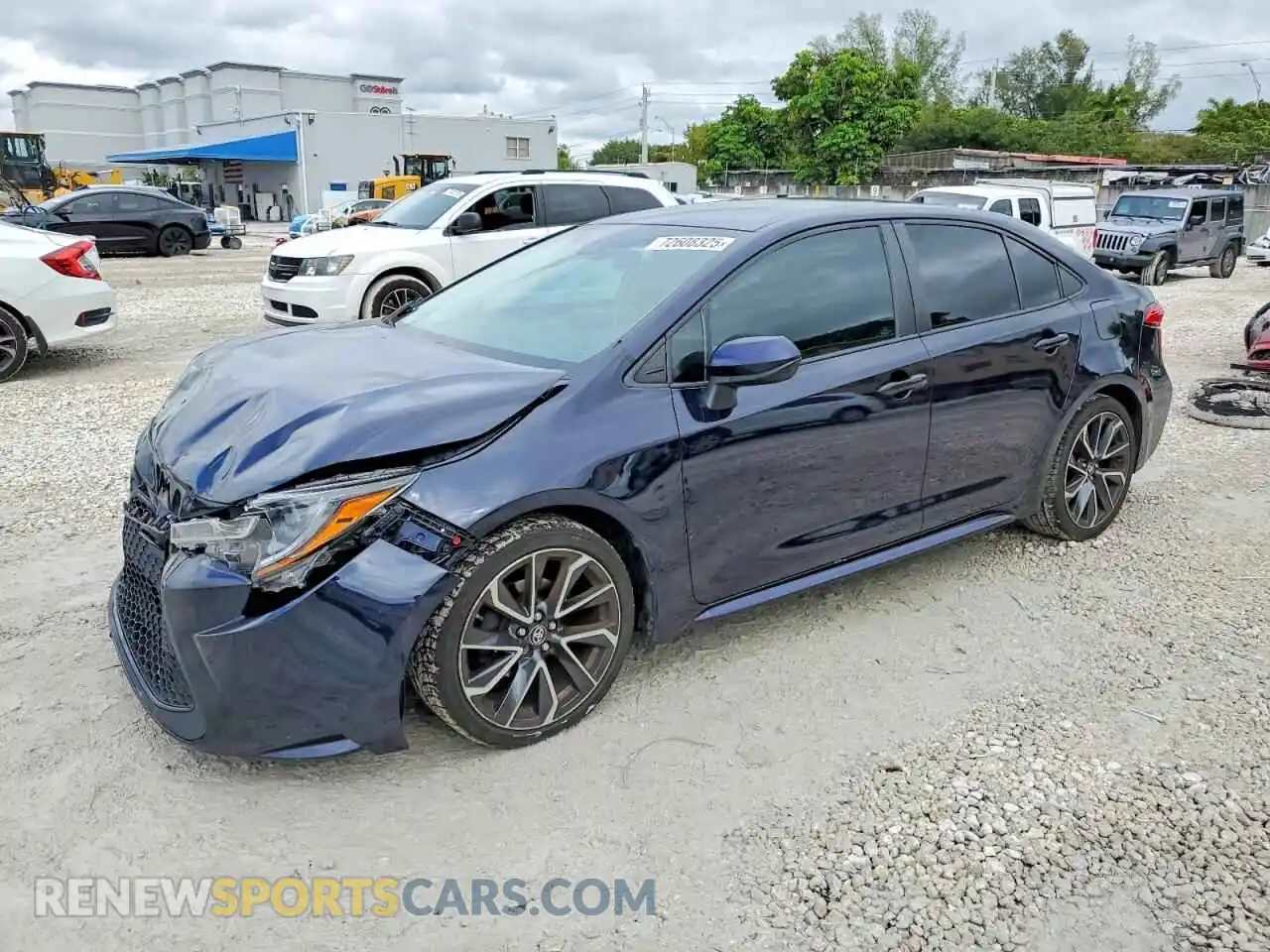 1 Photograph of a damaged car 5YFEPMAE5MP156324 TOYOTA COROLLA 2021