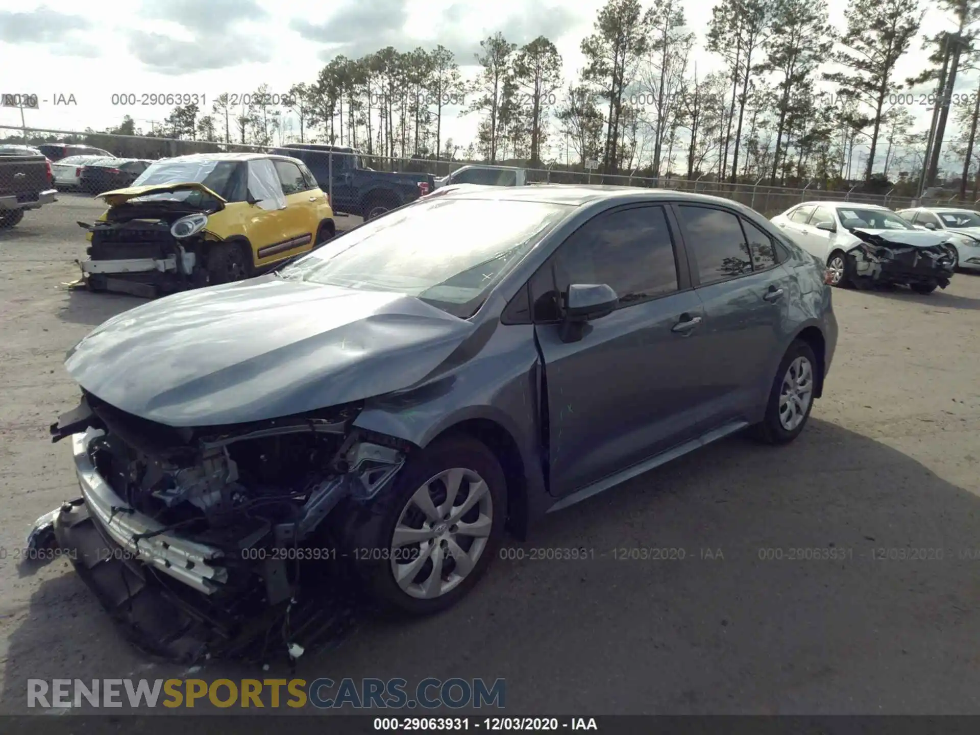 2 Photograph of a damaged car 5YFEPMAE5MP156887 TOYOTA COROLLA 2021