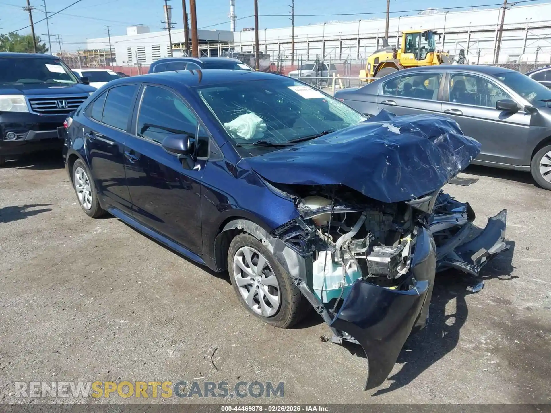1 fotografías del automóvil dañado 5YFEPMAE5MP159997 TOYOTA COROLLA 2021