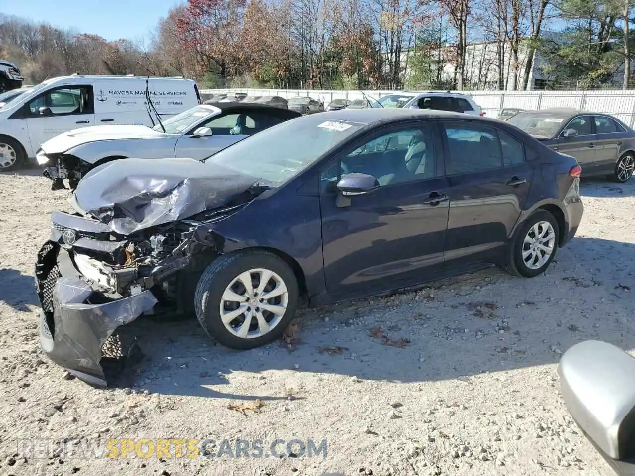 1 Photograph of a damaged car 5YFEPMAE5MP162561 TOYOTA COROLLA 2021