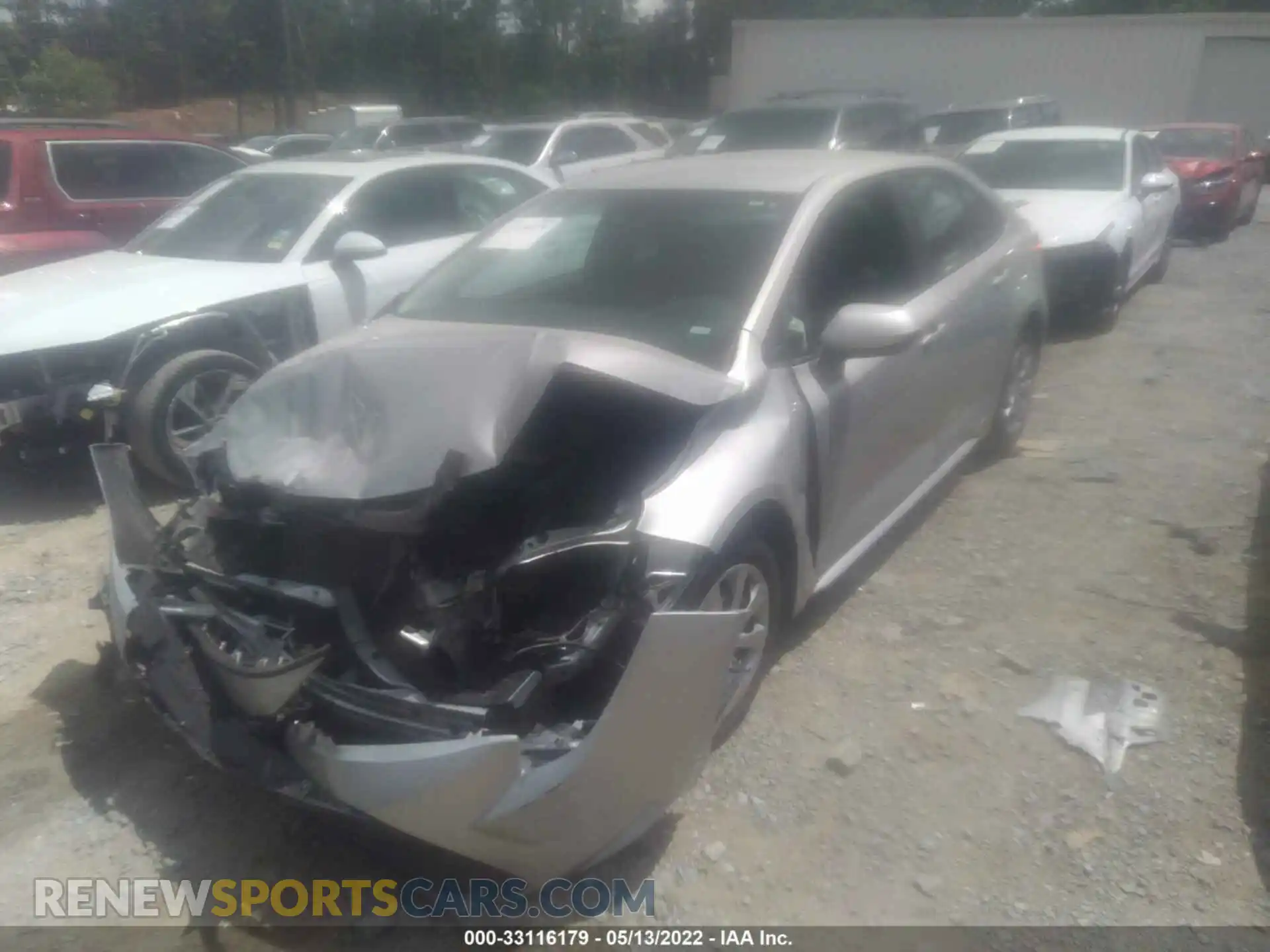 2 Photograph of a damaged car 5YFEPMAE5MP164570 TOYOTA COROLLA 2021