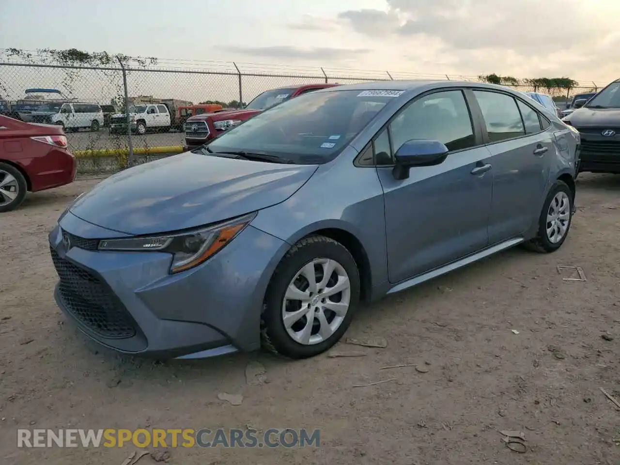 1 Photograph of a damaged car 5YFEPMAE5MP164830 TOYOTA COROLLA 2021