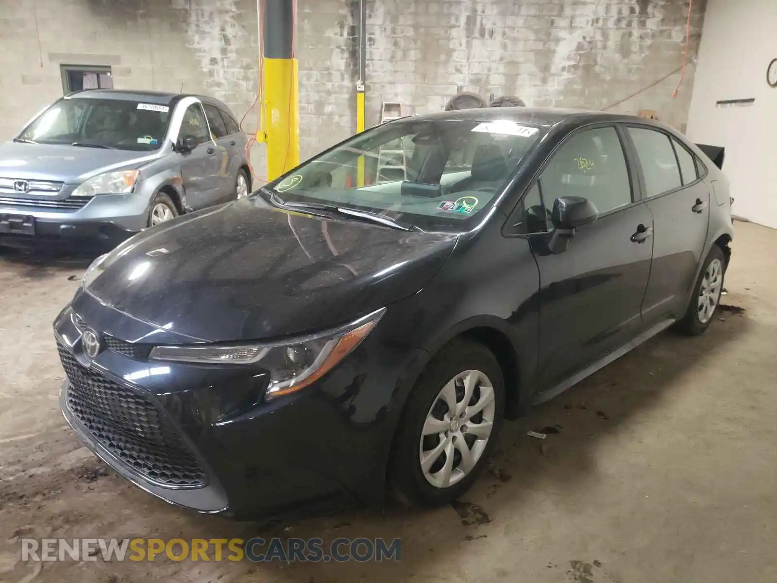 2 Photograph of a damaged car 5YFEPMAE5MP165279 TOYOTA COROLLA 2021