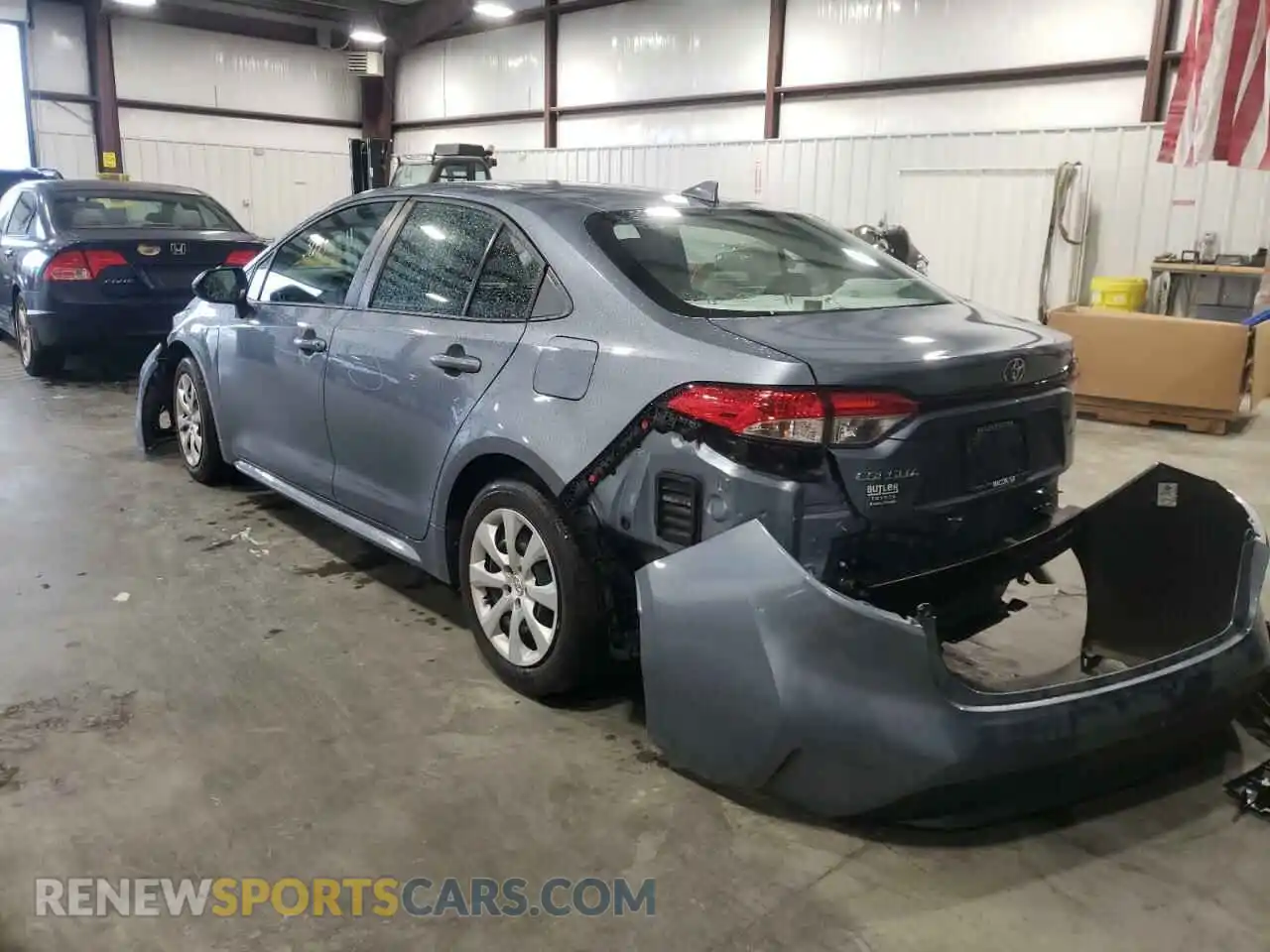 3 Photograph of a damaged car 5YFEPMAE5MP165587 TOYOTA COROLLA 2021