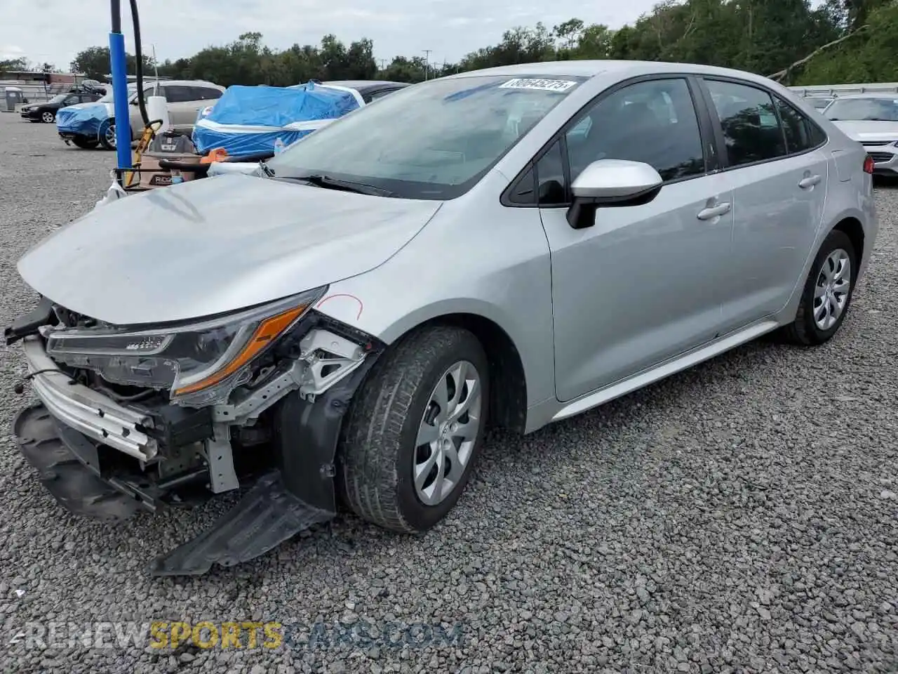 1 Photograph of a damaged car 5YFEPMAE5MP167680 TOYOTA COROLLA 2021