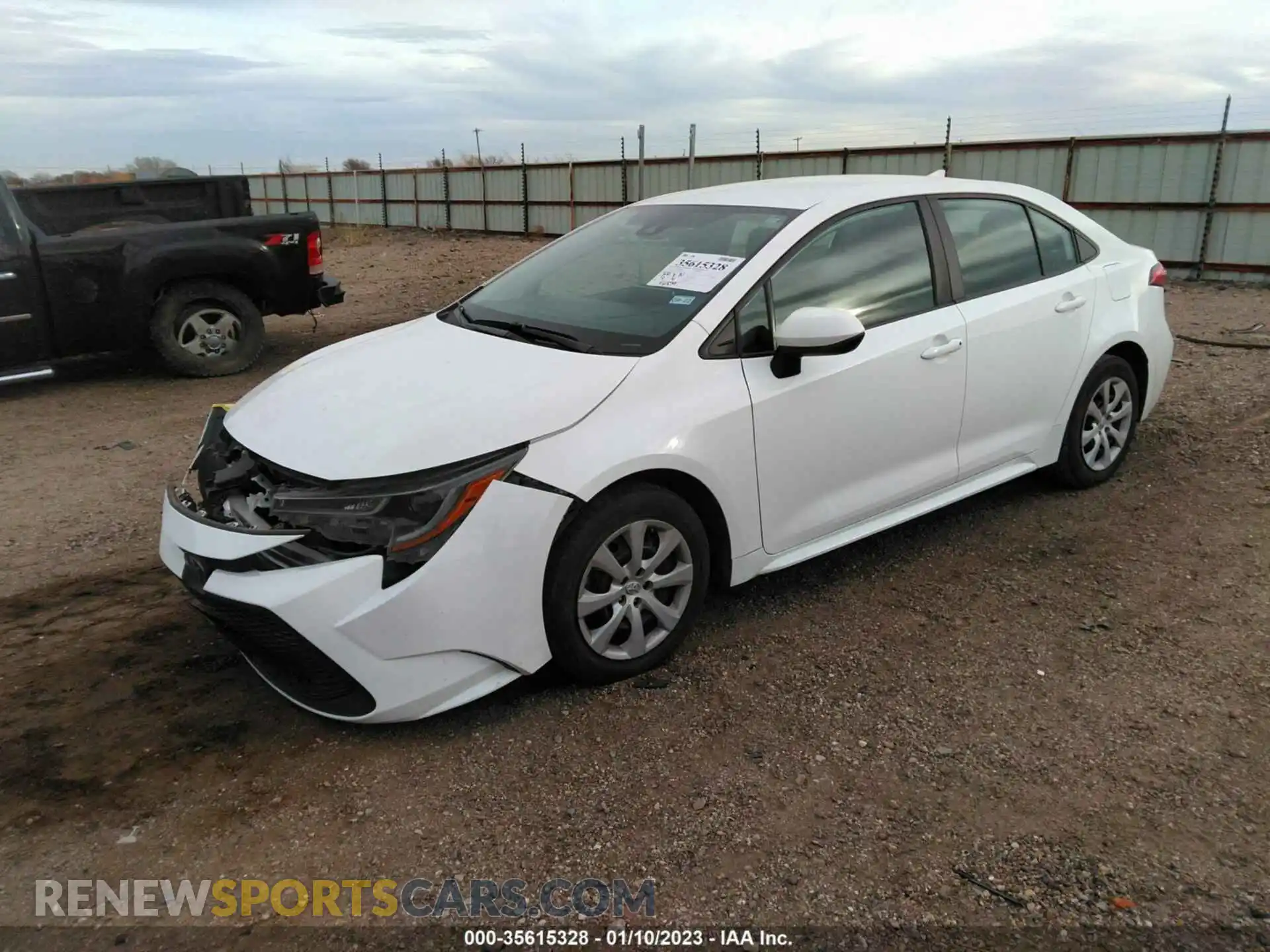 2 Photograph of a damaged car 5YFEPMAE5MP167775 TOYOTA COROLLA 2021