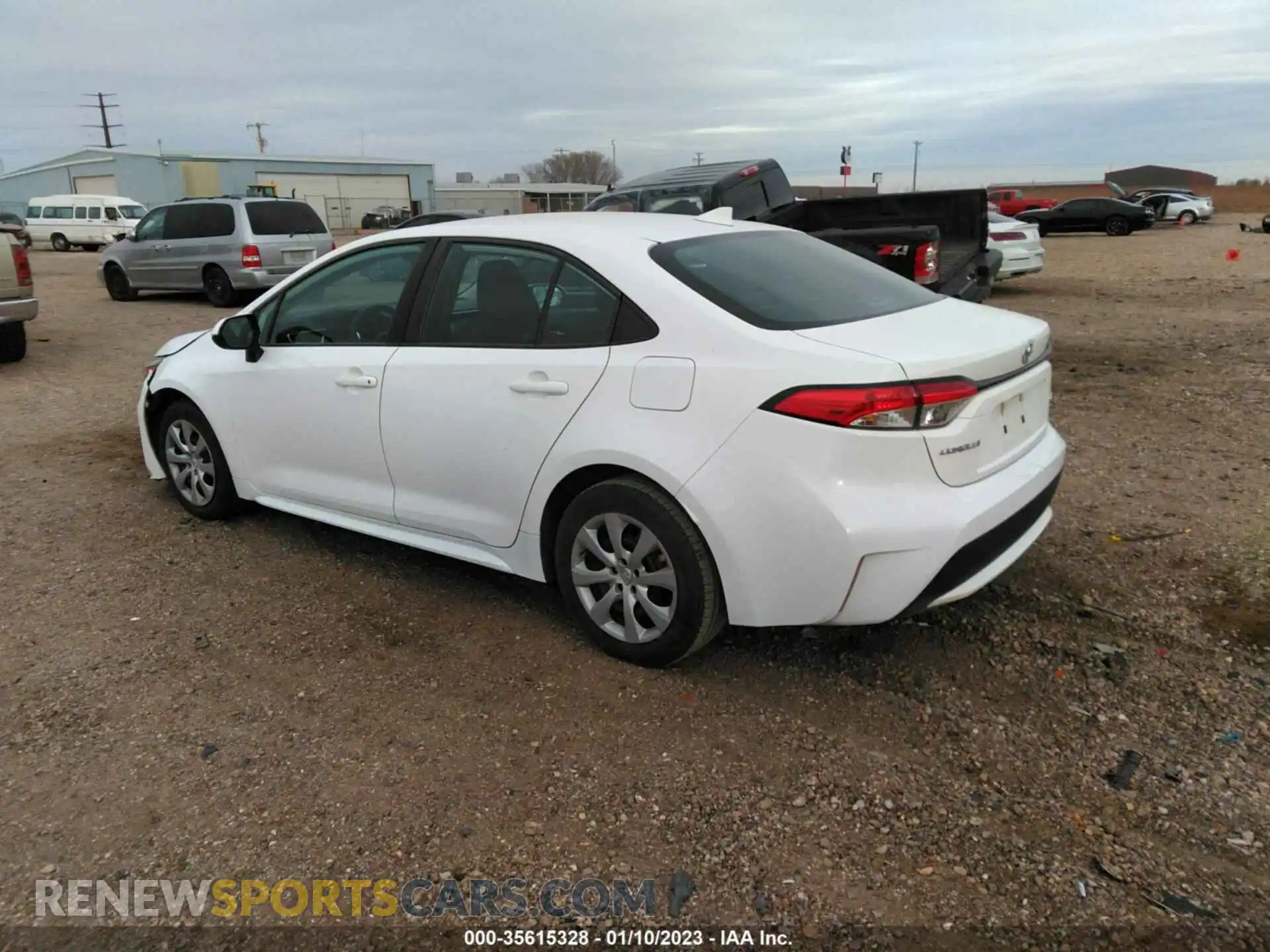 3 Photograph of a damaged car 5YFEPMAE5MP167775 TOYOTA COROLLA 2021
