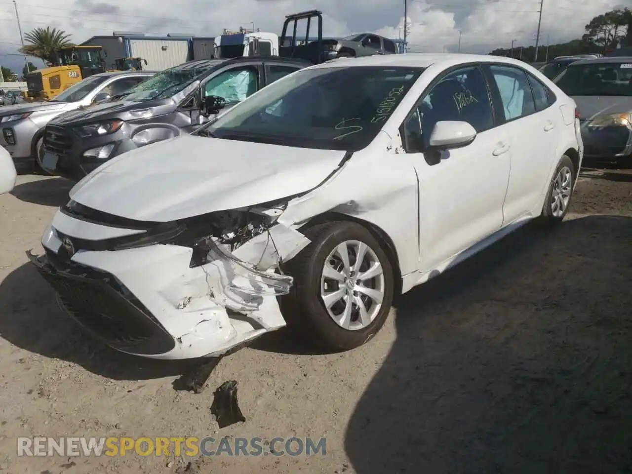 2 Photograph of a damaged car 5YFEPMAE5MP170482 TOYOTA COROLLA 2021