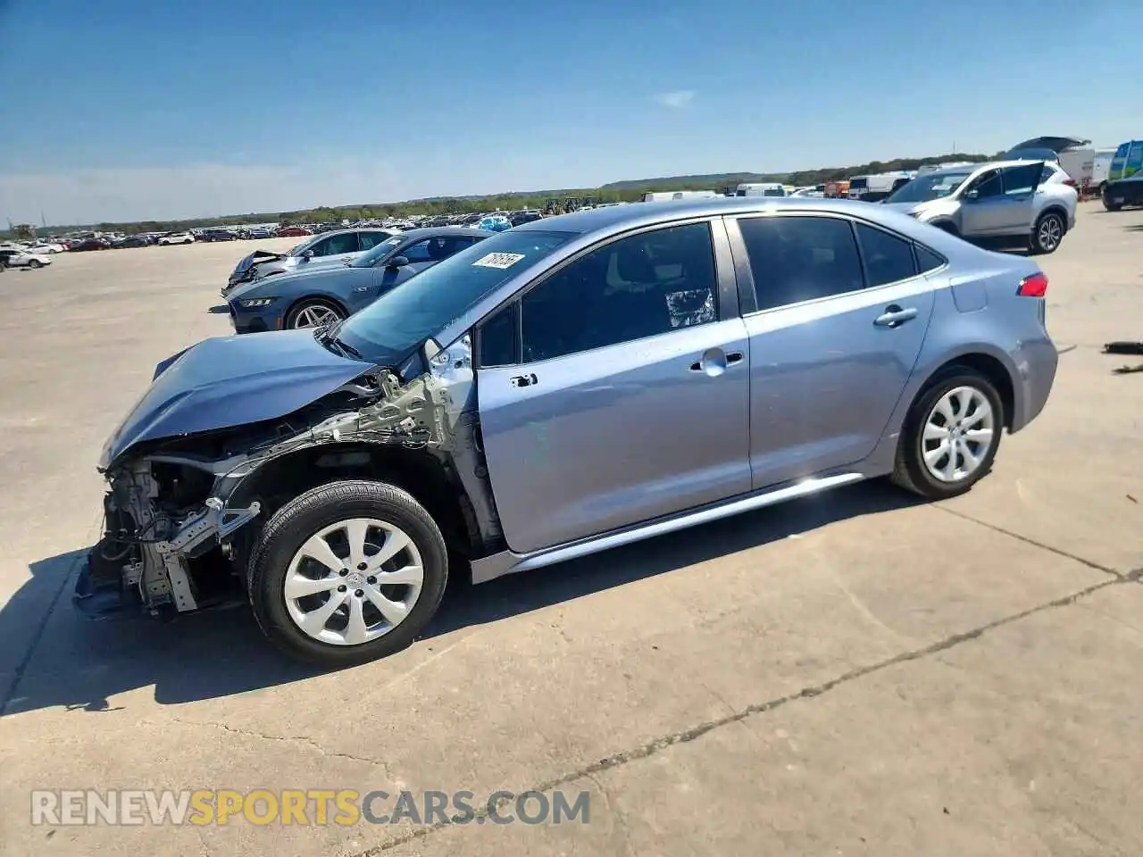 1 Photograph of a damaged car 5YFEPMAE5MP172460 TOYOTA COROLLA 2021