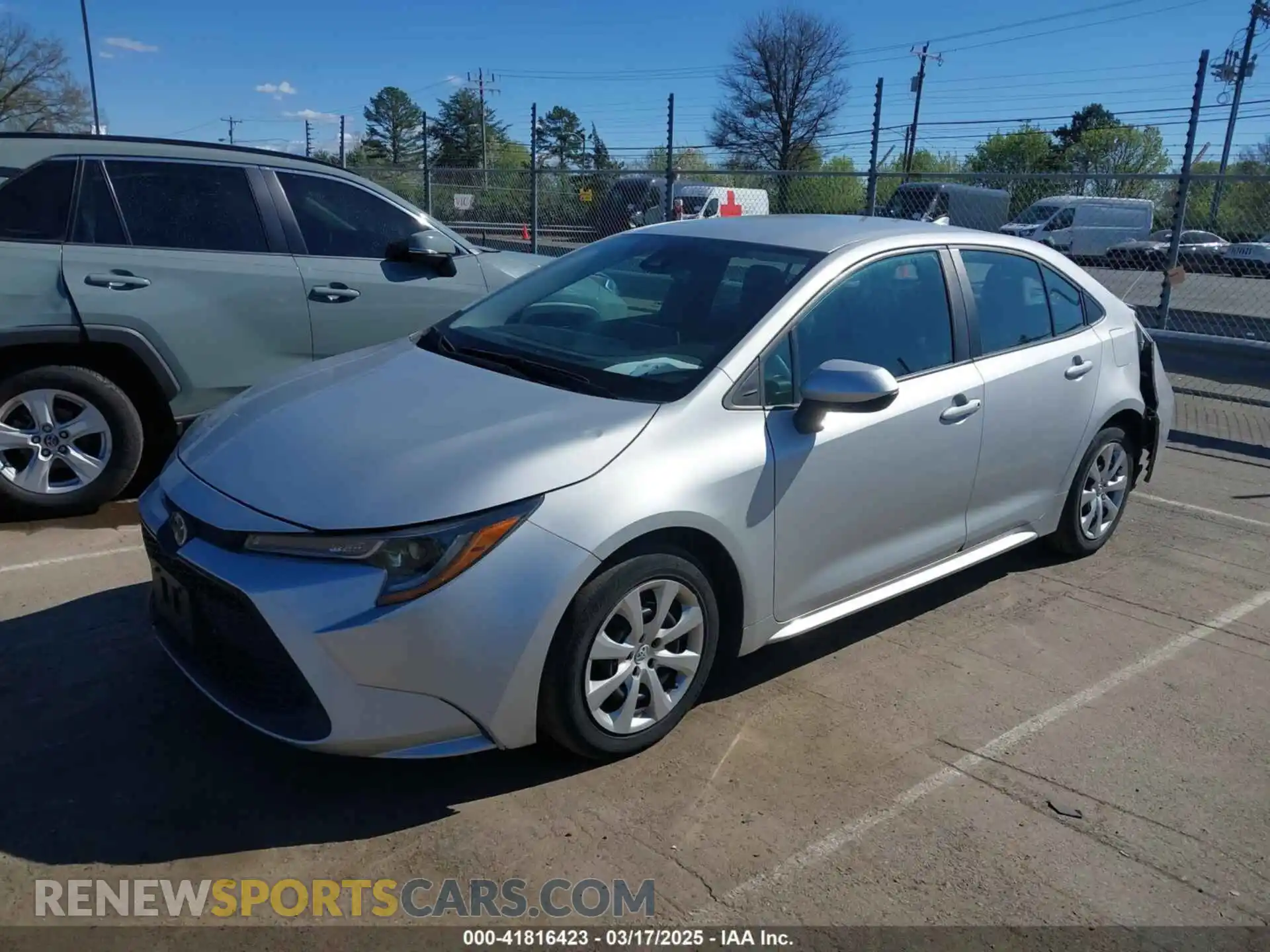 2 Photograph of a damaged car 5YFEPMAE5MP173219 TOYOTA COROLLA 2021