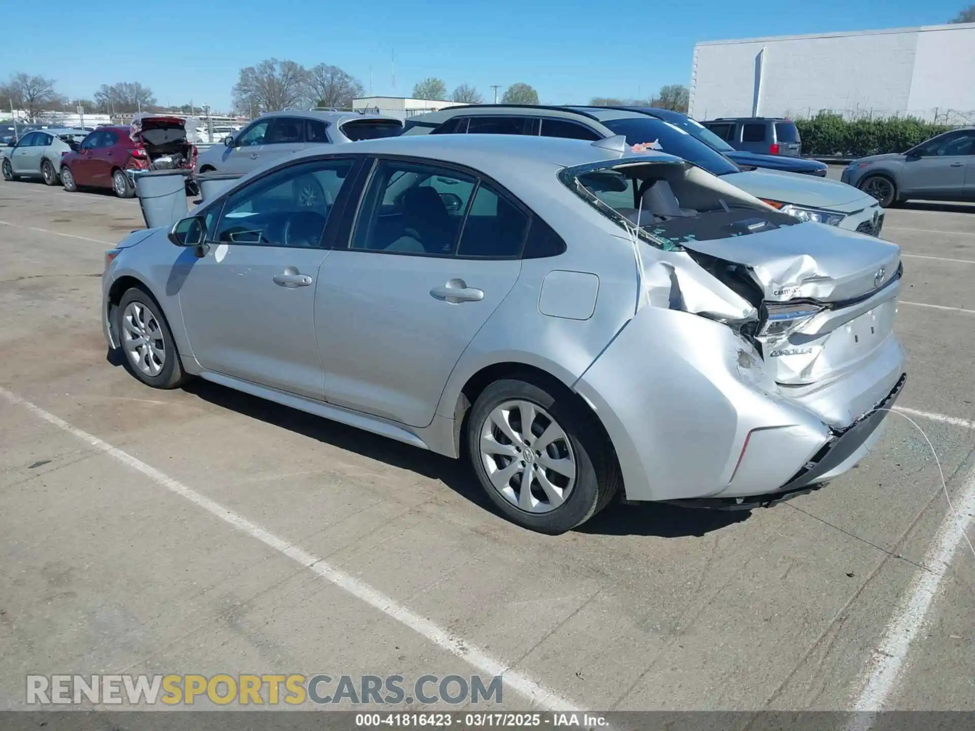 3 Photograph of a damaged car 5YFEPMAE5MP173219 TOYOTA COROLLA 2021