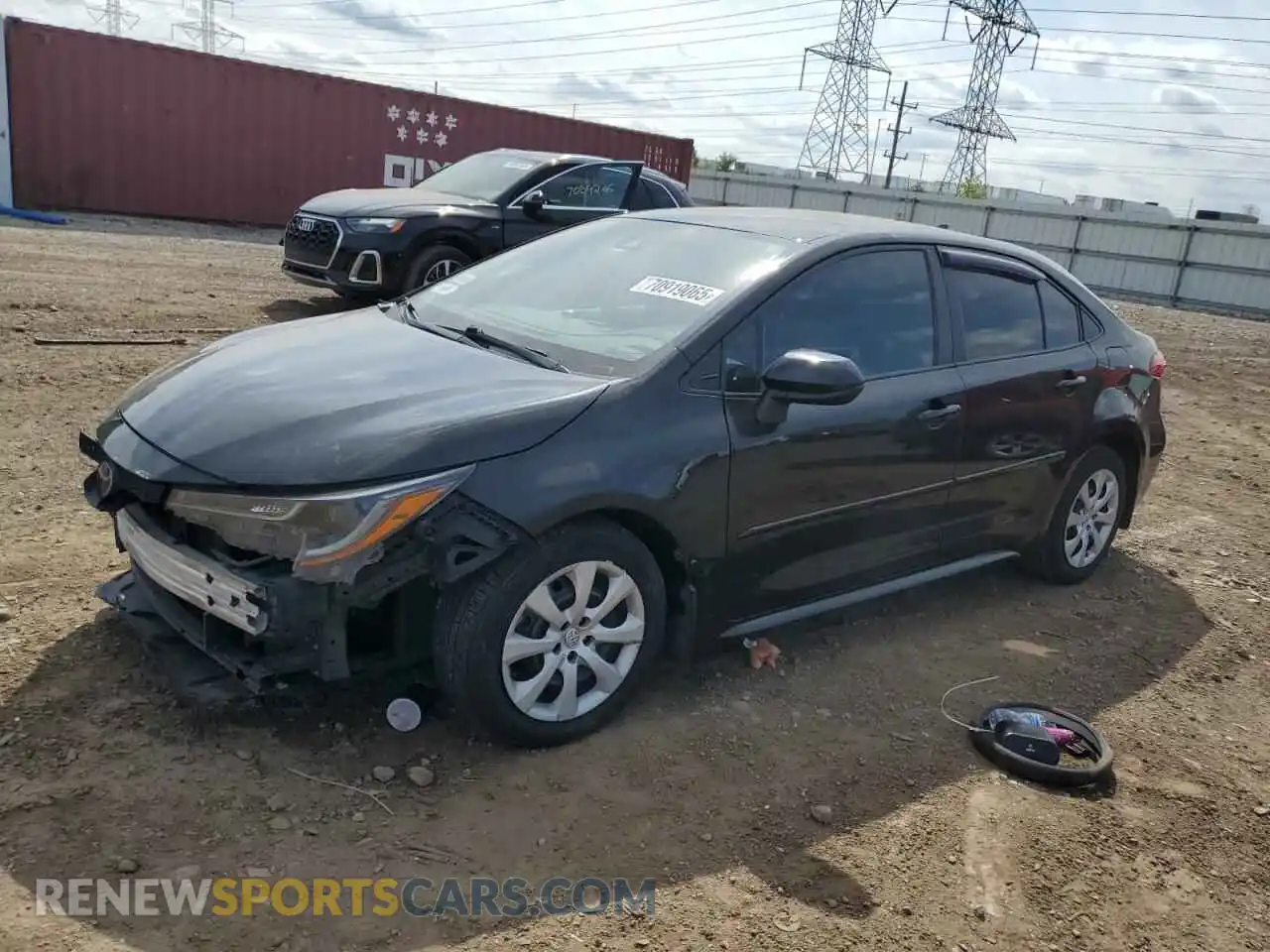 1 Photograph of a damaged car 5YFEPMAE5MP176542 TOYOTA COROLLA 2021