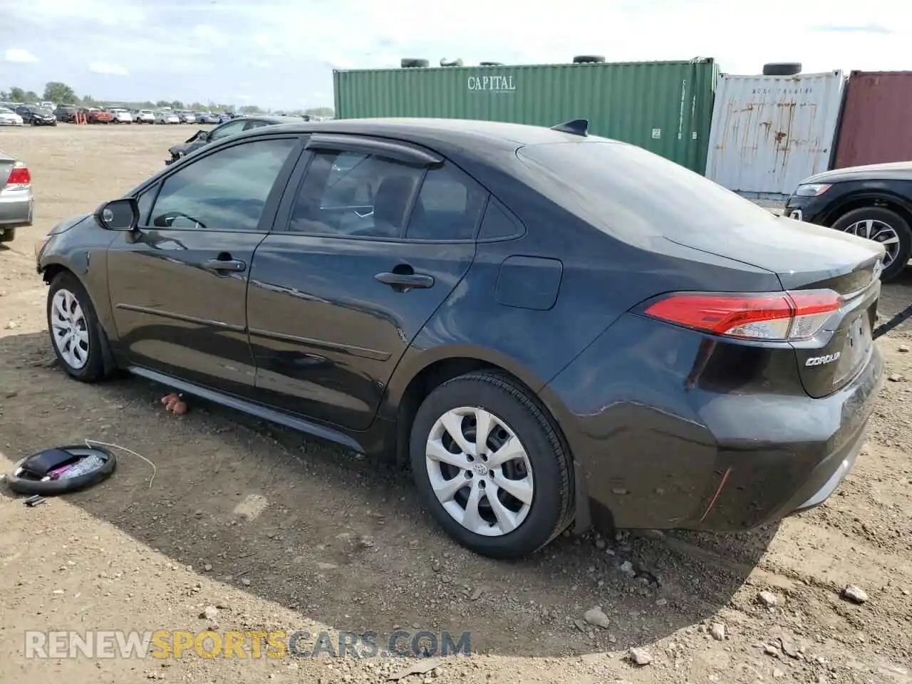 2 Photograph of a damaged car 5YFEPMAE5MP176542 TOYOTA COROLLA 2021