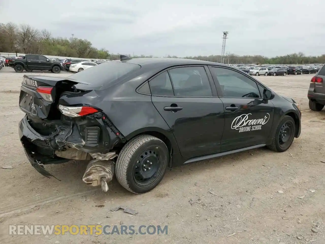 3 Photograph of a damaged car 5YFEPMAE5MP177688 TOYOTA COROLLA 2021