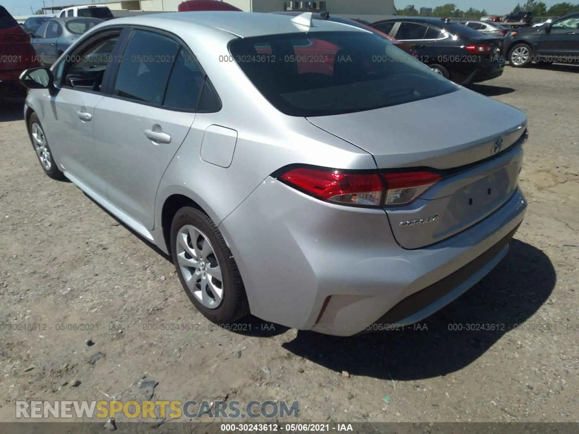 3 Photograph of a damaged car 5YFEPMAE5MP179487 TOYOTA COROLLA 2021