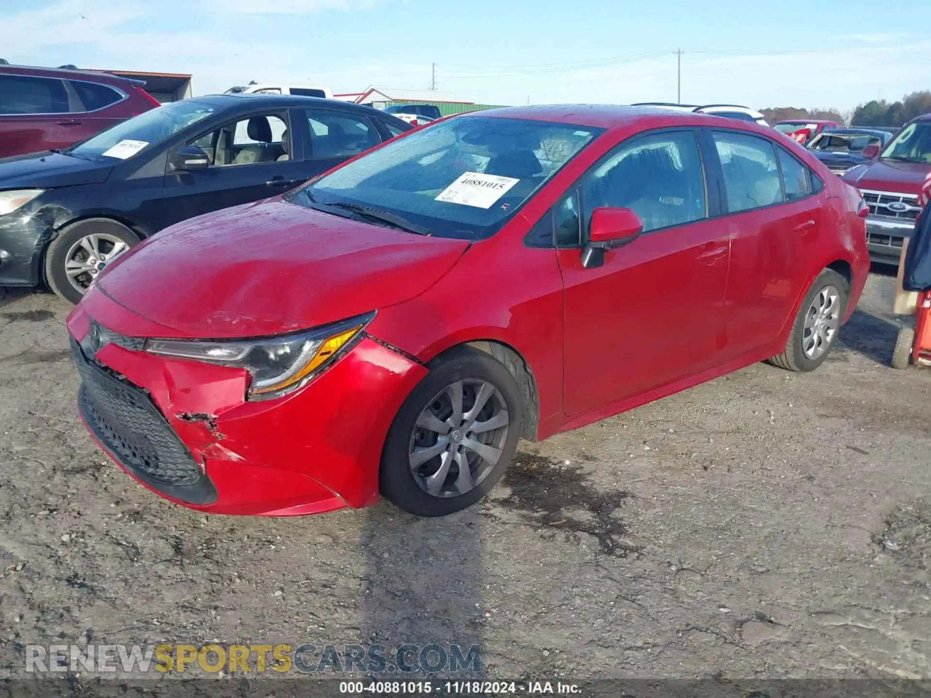 2 Photograph of a damaged car 5YFEPMAE5MP179716 TOYOTA COROLLA 2021