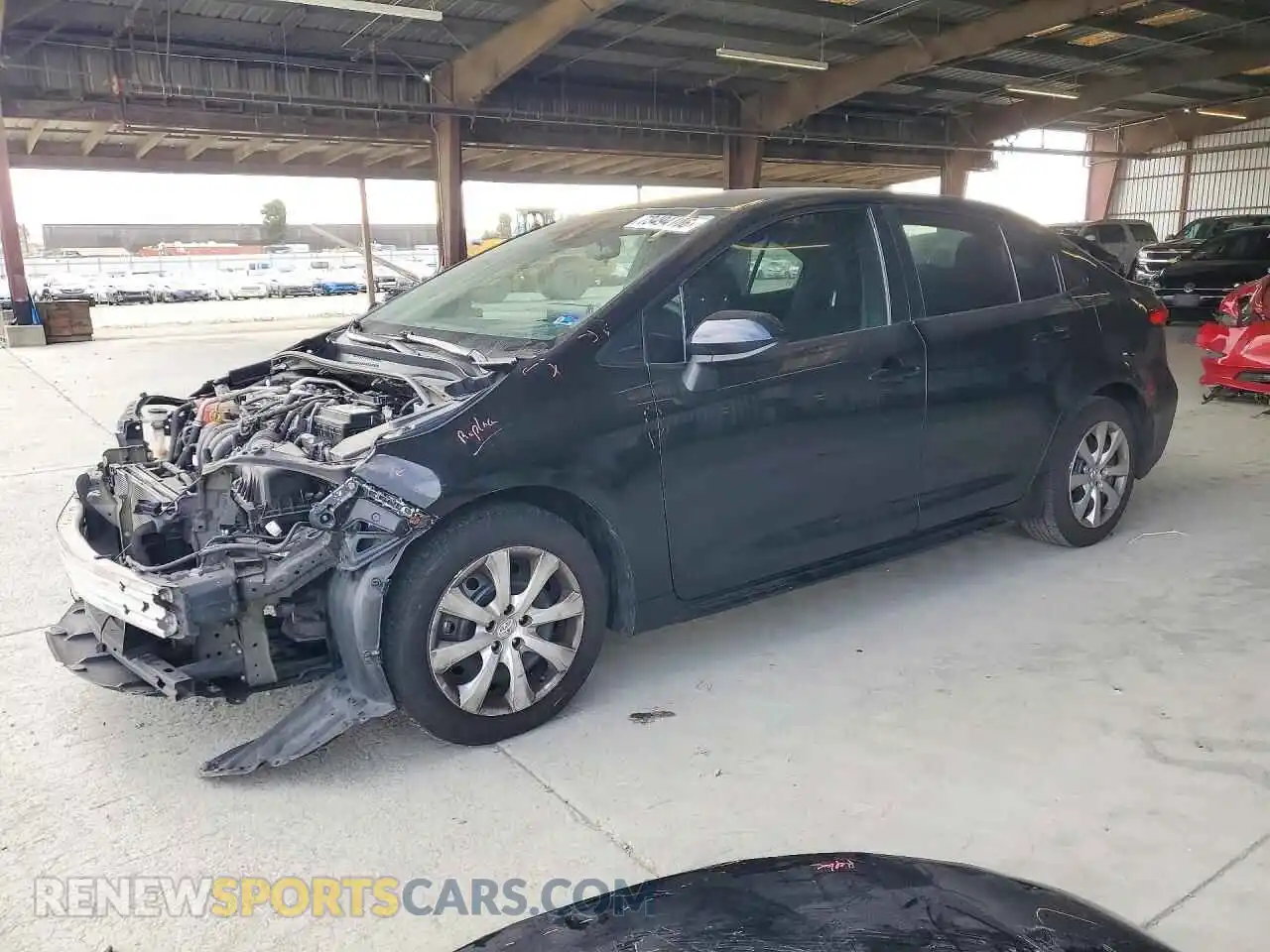 1 Photograph of a damaged car 5YFEPMAE5MP179859 TOYOTA COROLLA 2021