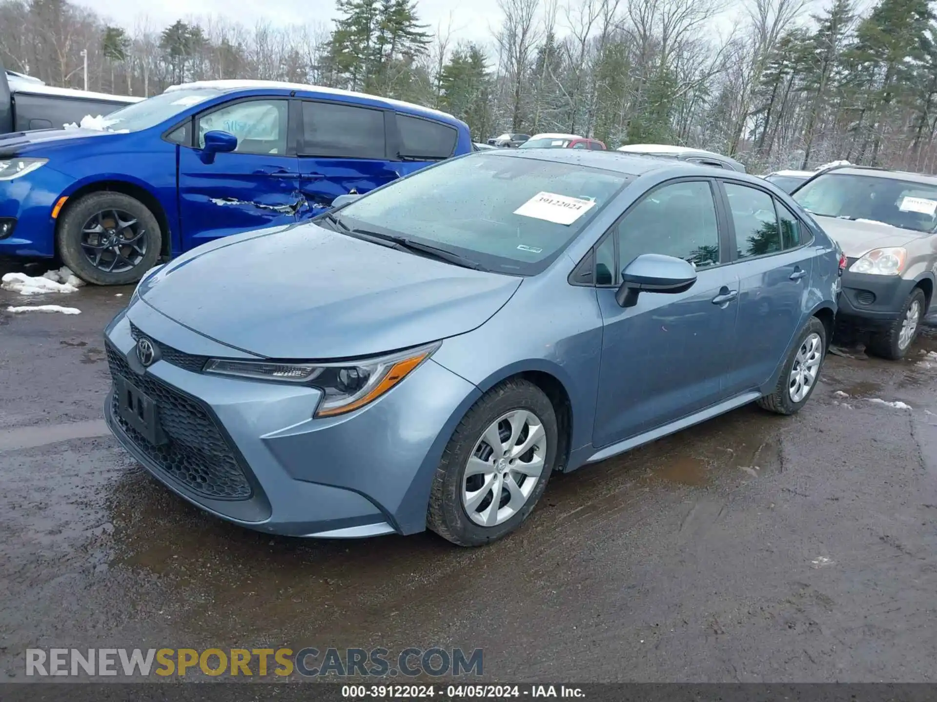 2 Photograph of a damaged car 5YFEPMAE5MP181059 TOYOTA COROLLA 2021