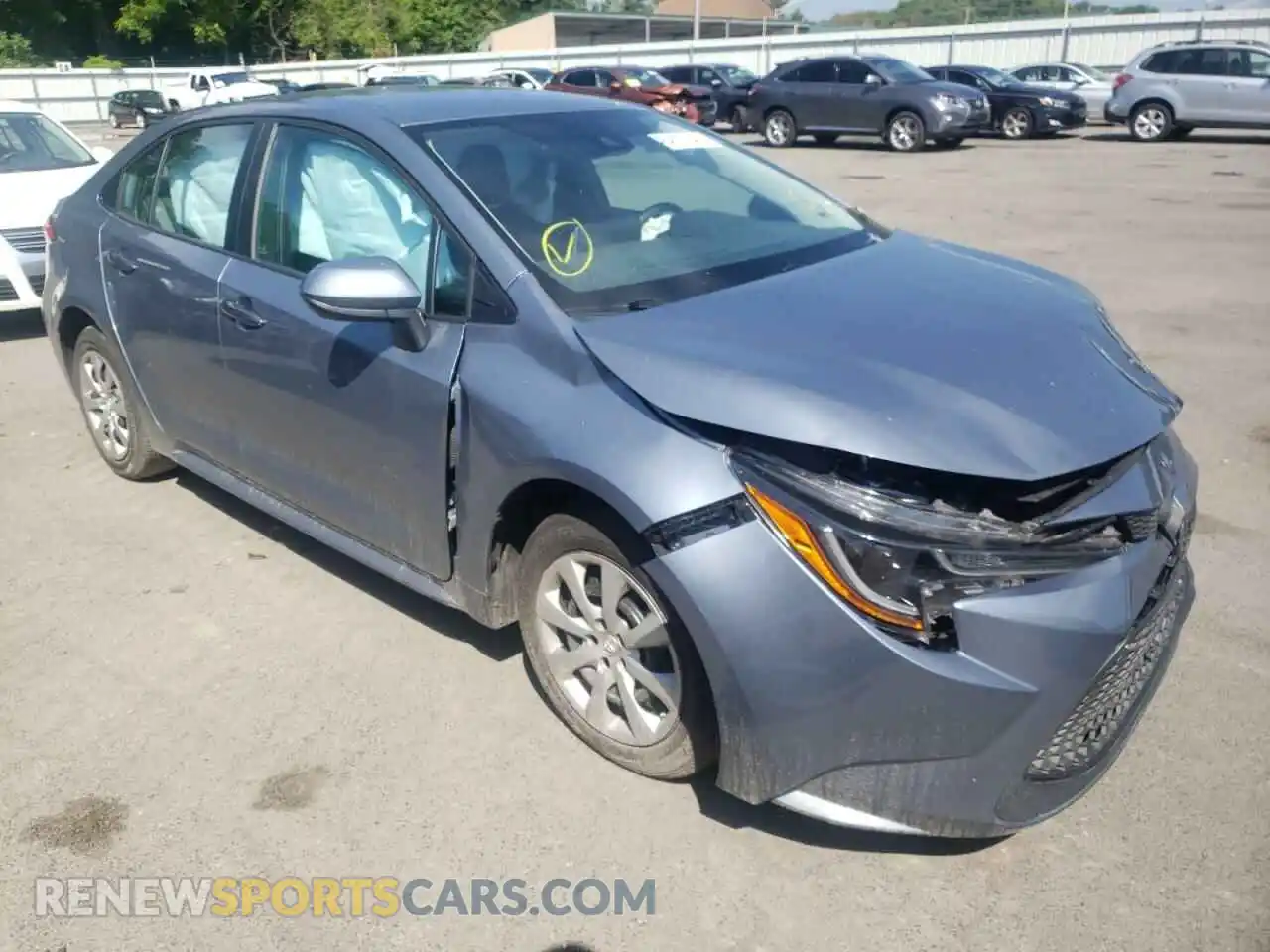 1 Photograph of a damaged car 5YFEPMAE5MP181661 TOYOTA COROLLA 2021