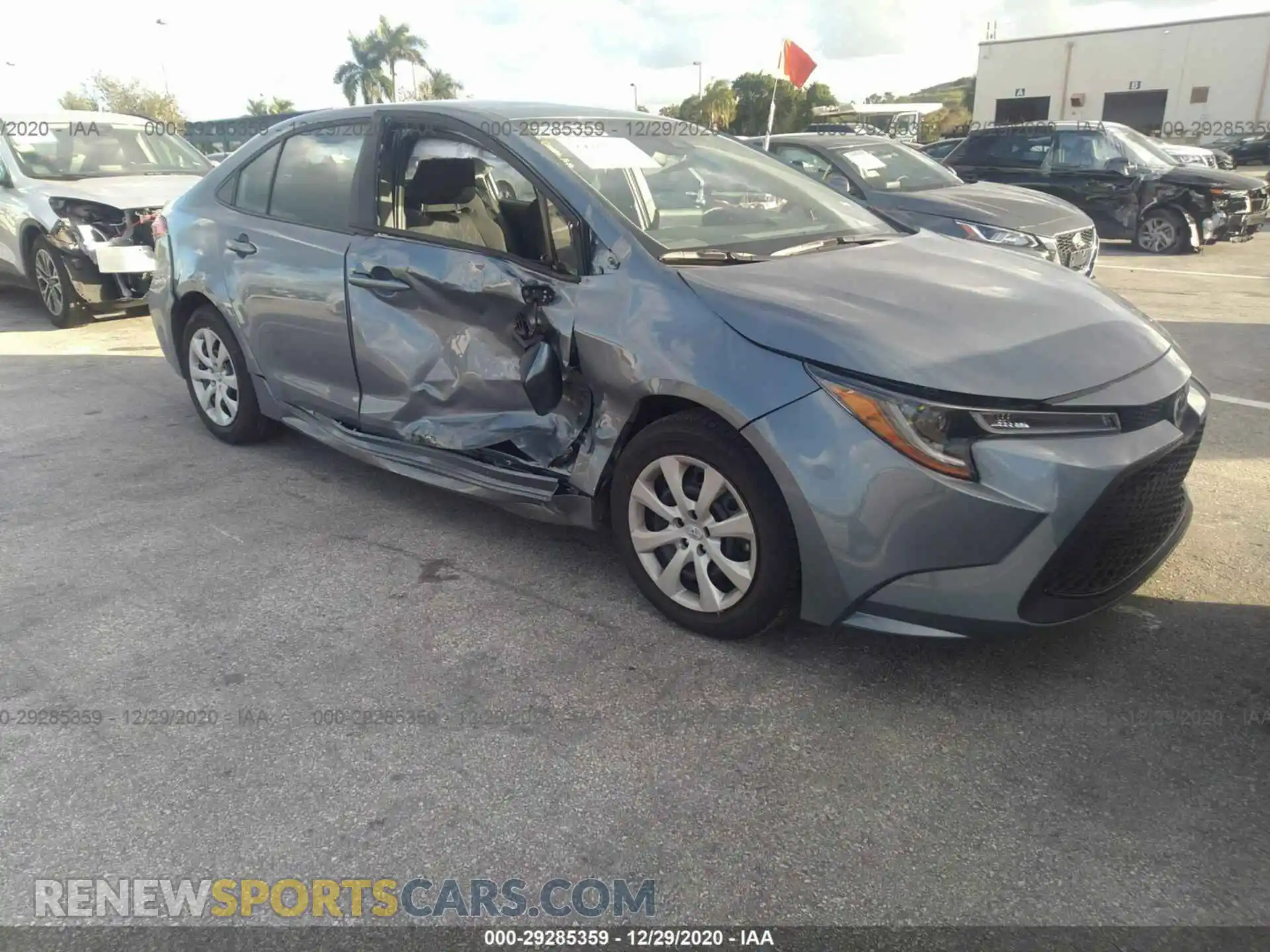 1 Photograph of a damaged car 5YFEPMAE5MP181742 TOYOTA COROLLA 2021