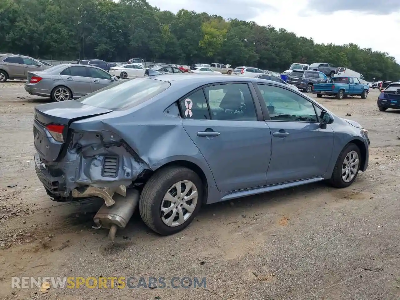 3 Photograph of a damaged car 5YFEPMAE5MP182146 TOYOTA COROLLA 2021
