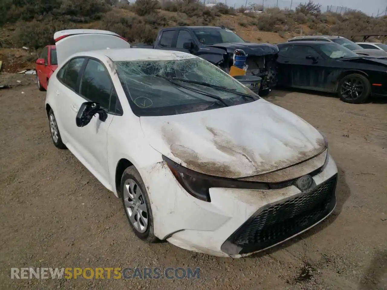 1 Photograph of a damaged car 5YFEPMAE5MP182745 TOYOTA COROLLA 2021