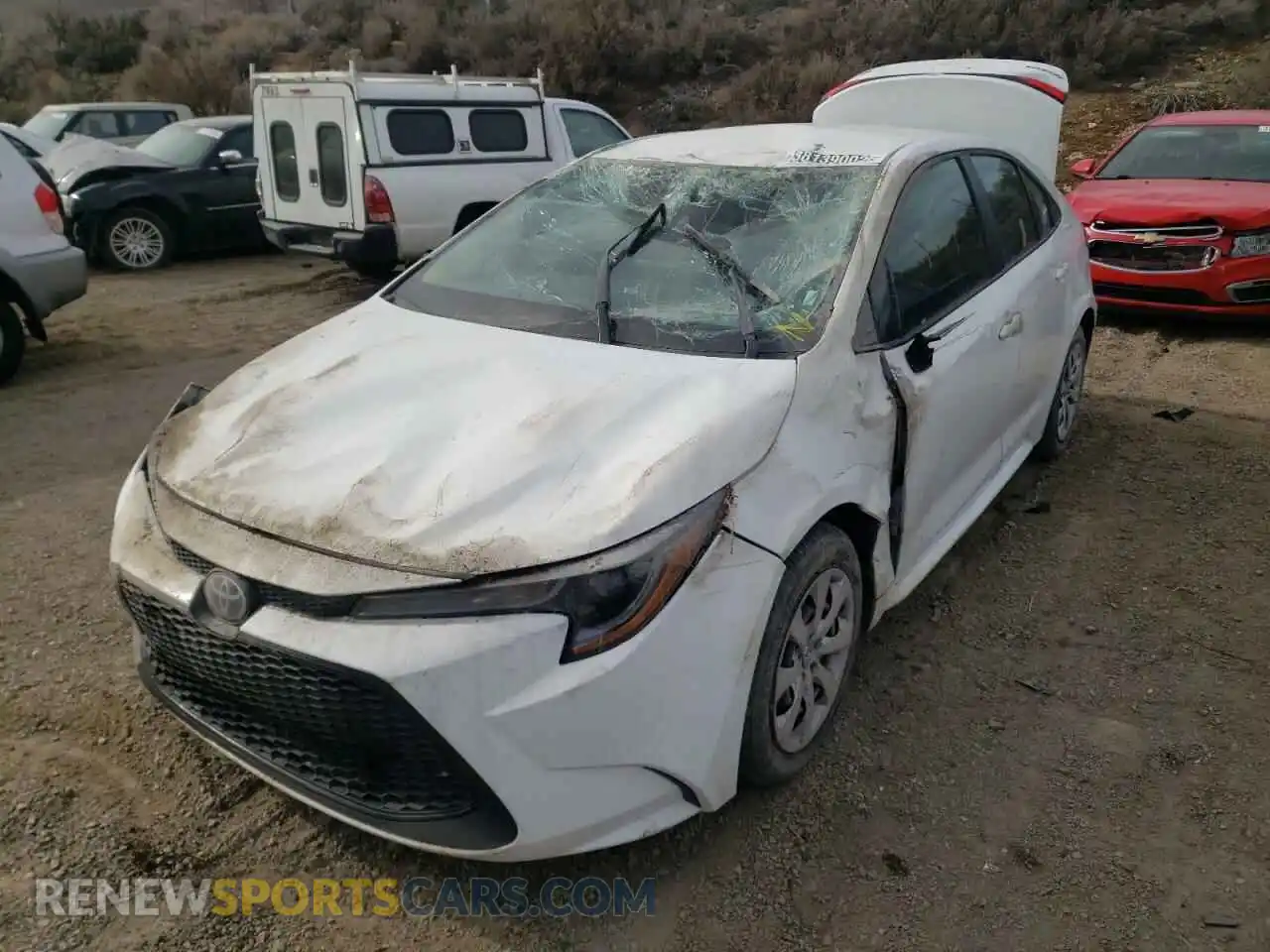 2 Photograph of a damaged car 5YFEPMAE5MP182745 TOYOTA COROLLA 2021