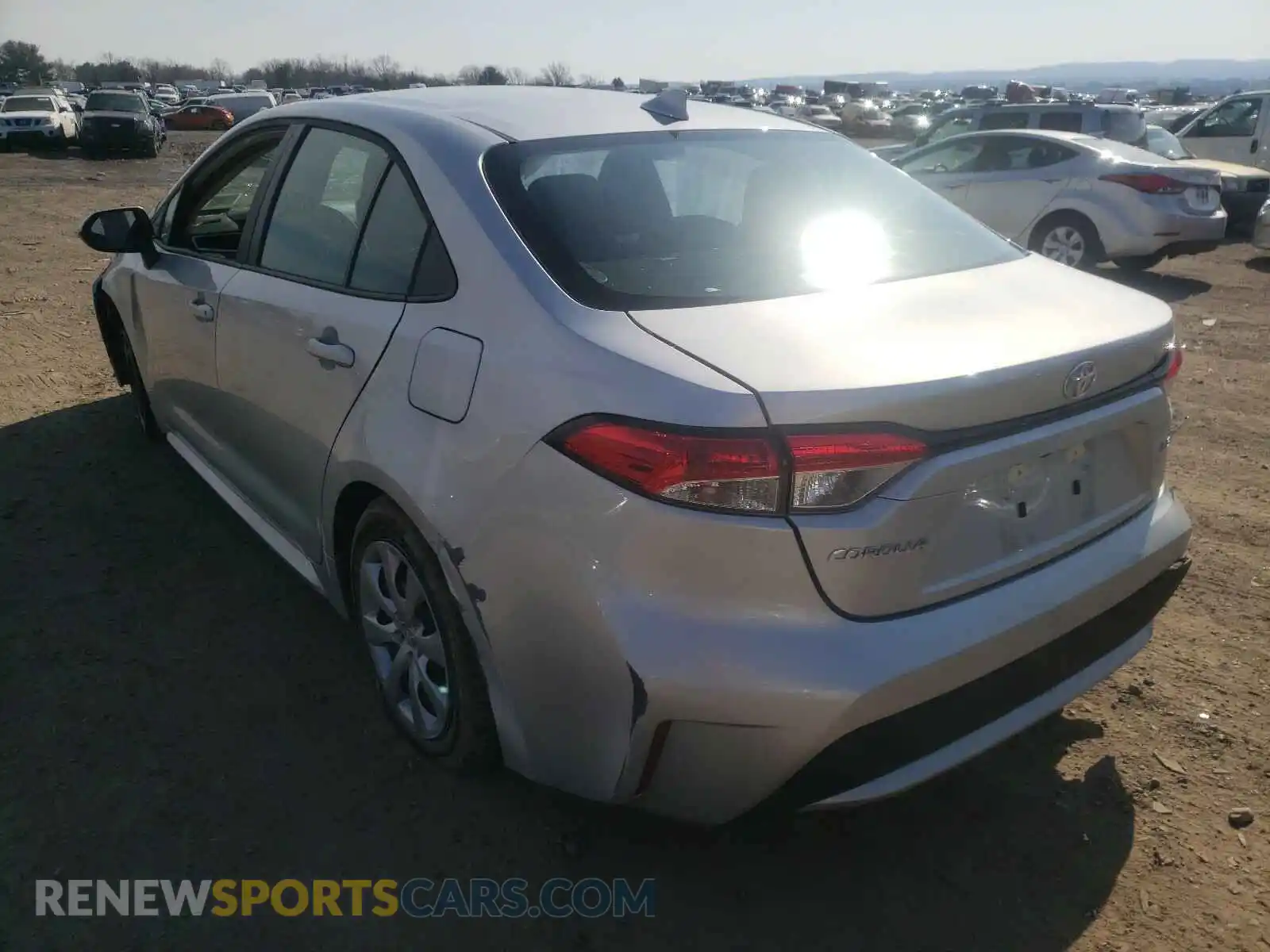 3 Photograph of a damaged car 5YFEPMAE5MP183006 TOYOTA COROLLA 2021