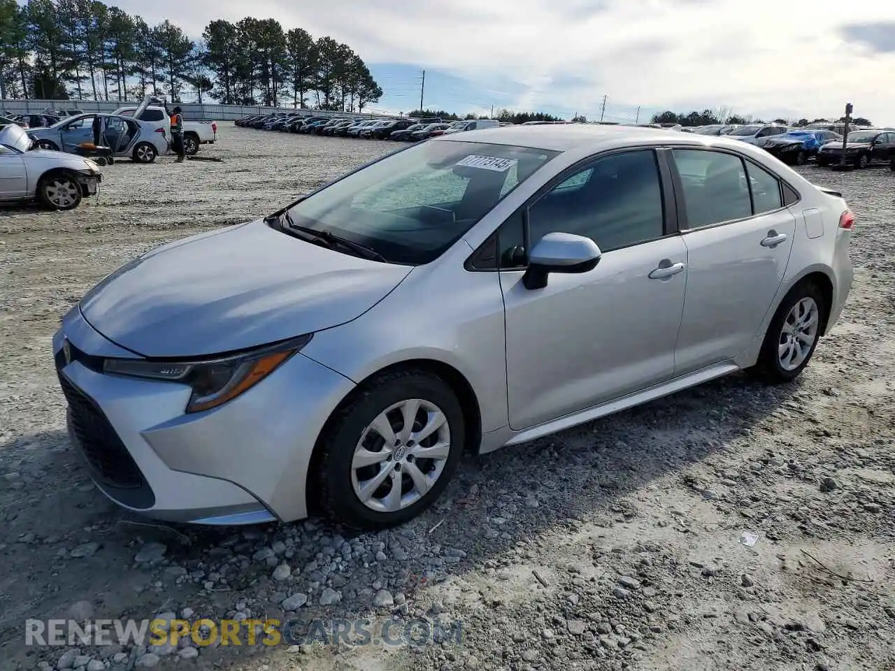 1 Фотография поврежденного автомобиля 5YFEPMAE5MP184334 TOYOTA COROLLA 2021