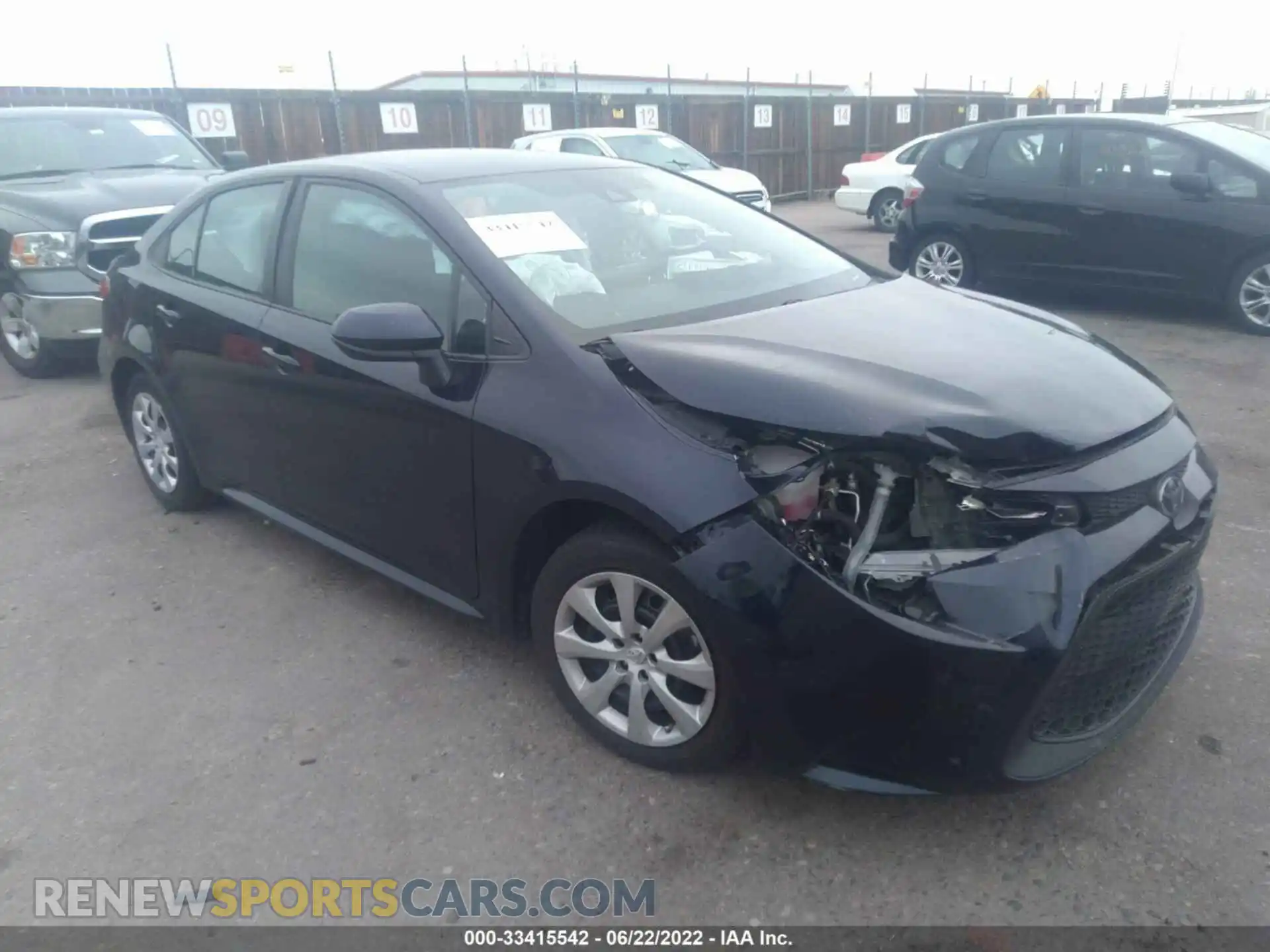 1 fotografías del automóvil dañado 5YFEPMAE5MP186438 TOYOTA COROLLA 2021