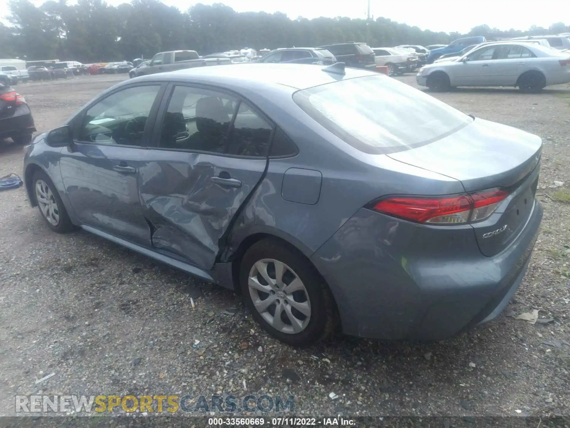3 Photograph of a damaged car 5YFEPMAE5MP188612 TOYOTA COROLLA 2021