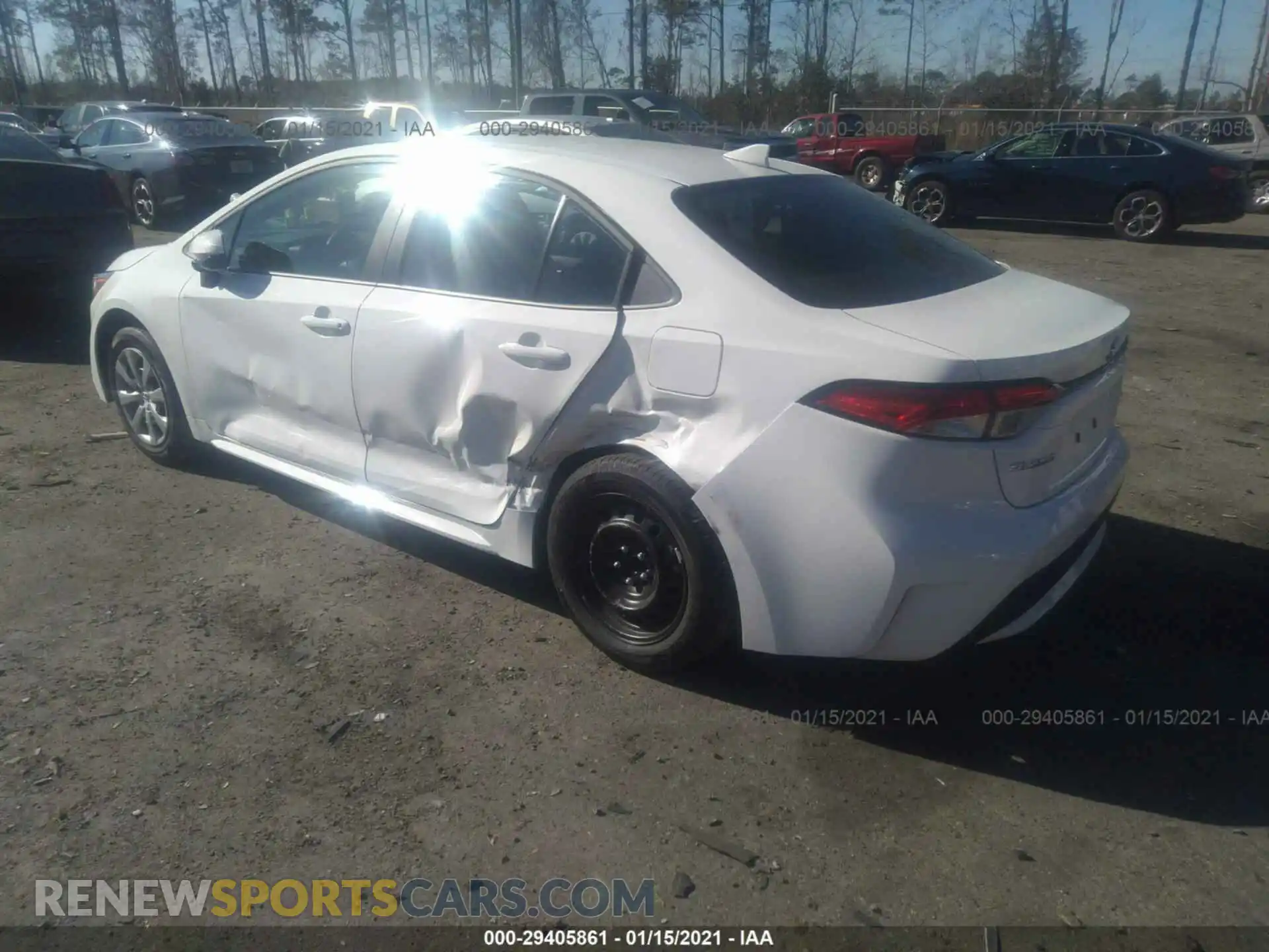 3 Photograph of a damaged car 5YFEPMAE5MP188853 TOYOTA COROLLA 2021
