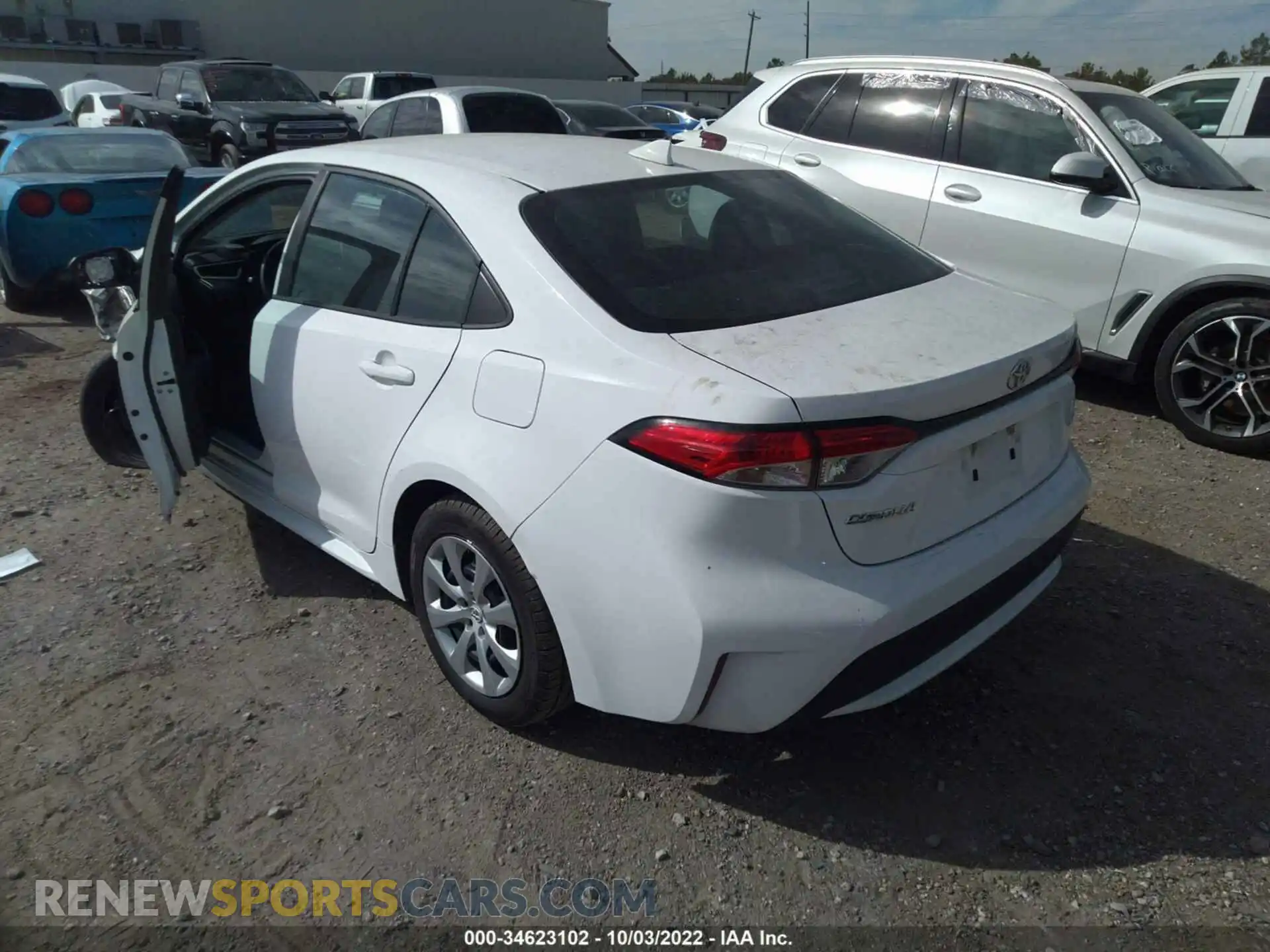 3 Photograph of a damaged car 5YFEPMAE5MP189503 TOYOTA COROLLA 2021