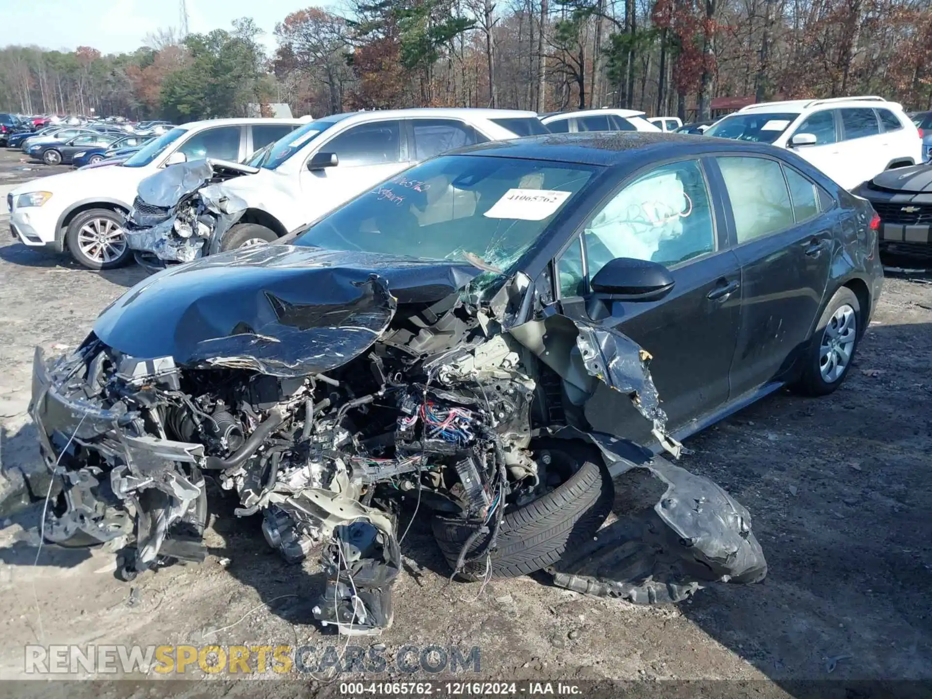 2 Photograph of a damaged car 5YFEPMAE5MP191350 TOYOTA COROLLA 2021