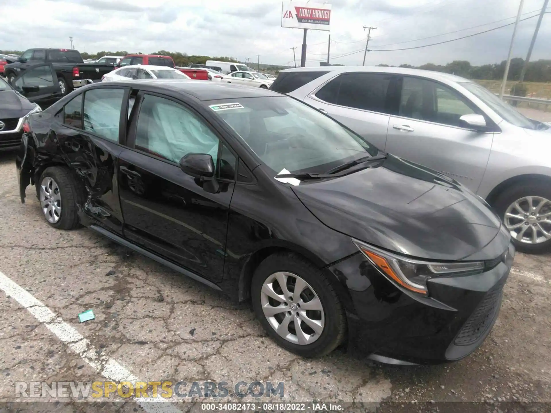 1 Photograph of a damaged car 5YFEPMAE5MP192112 TOYOTA COROLLA 2021