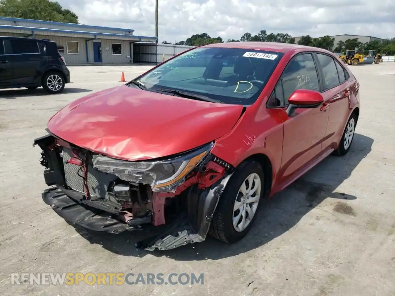 2 Фотография поврежденного автомобиля 5YFEPMAE5MP192305 TOYOTA COROLLA 2021
