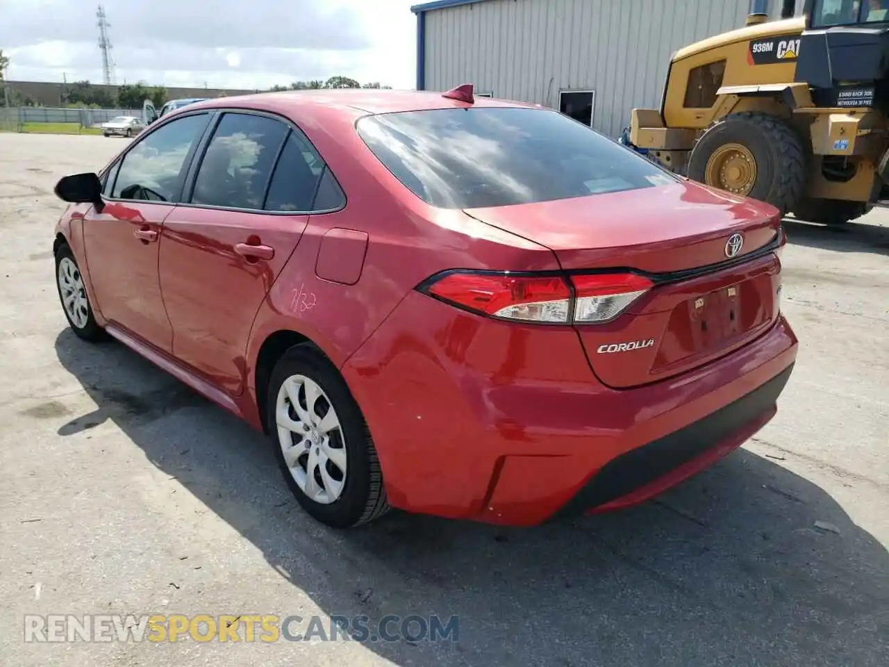 3 Фотография поврежденного автомобиля 5YFEPMAE5MP192305 TOYOTA COROLLA 2021