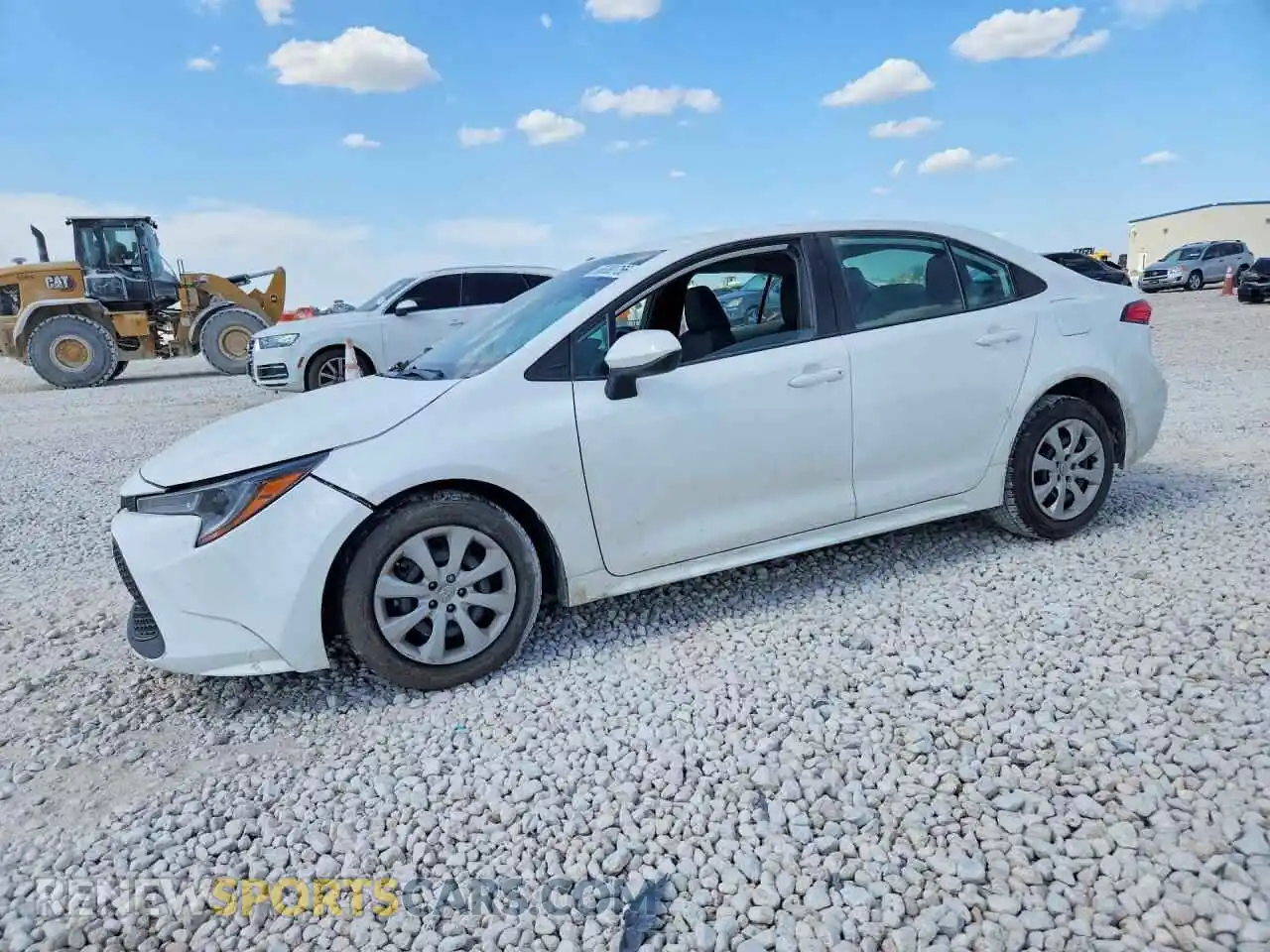 1 Photograph of a damaged car 5YFEPMAE5MP192417 TOYOTA COROLLA 2021