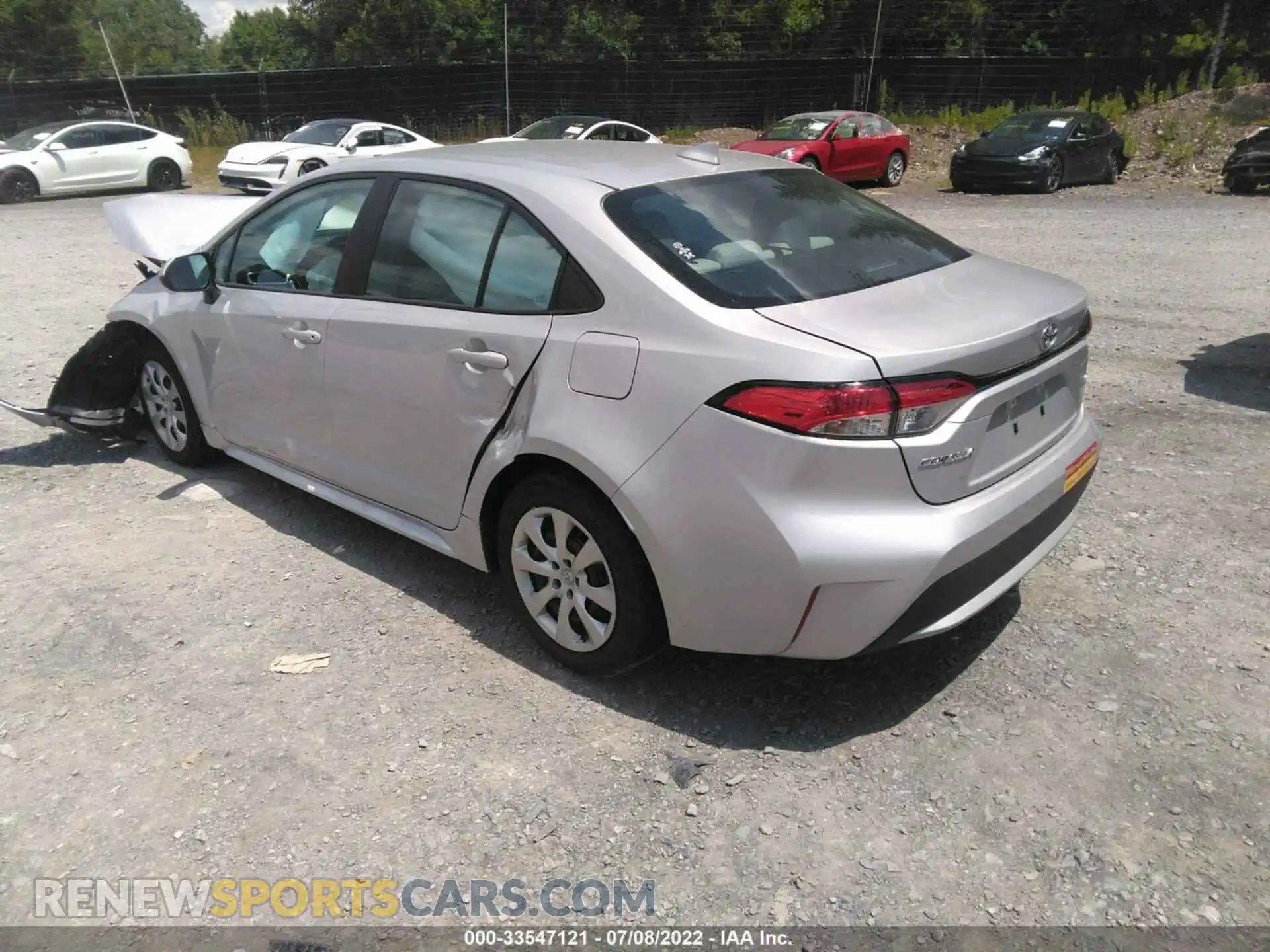 3 Photograph of a damaged car 5YFEPMAE5MP193860 TOYOTA COROLLA 2021
