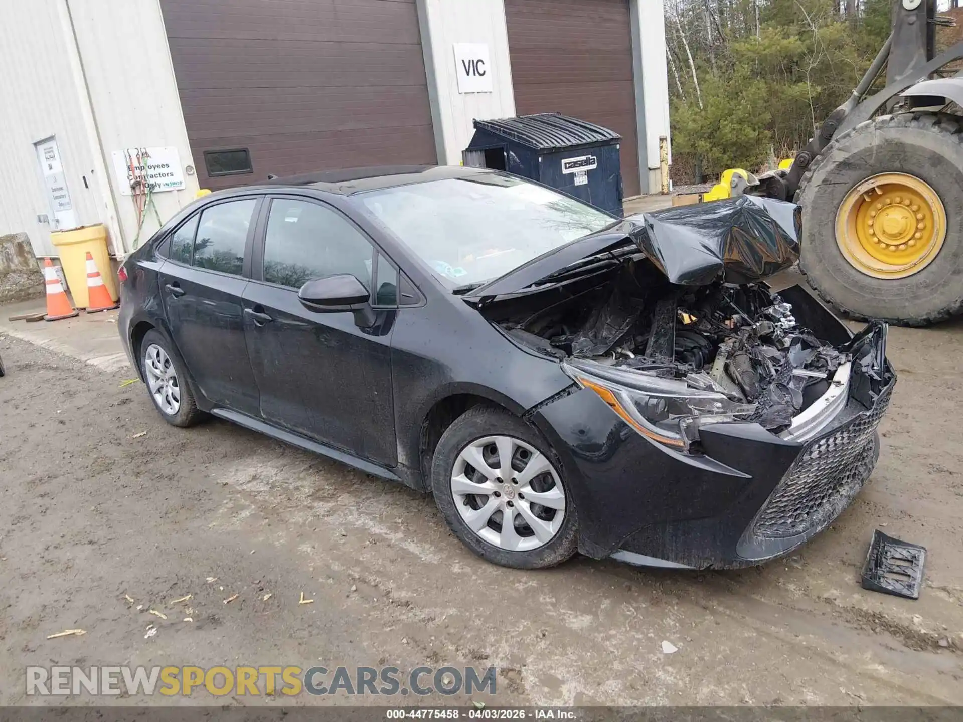 1 Photograph of a damaged car 5YFEPMAE5MP195883 TOYOTA COROLLA 2021