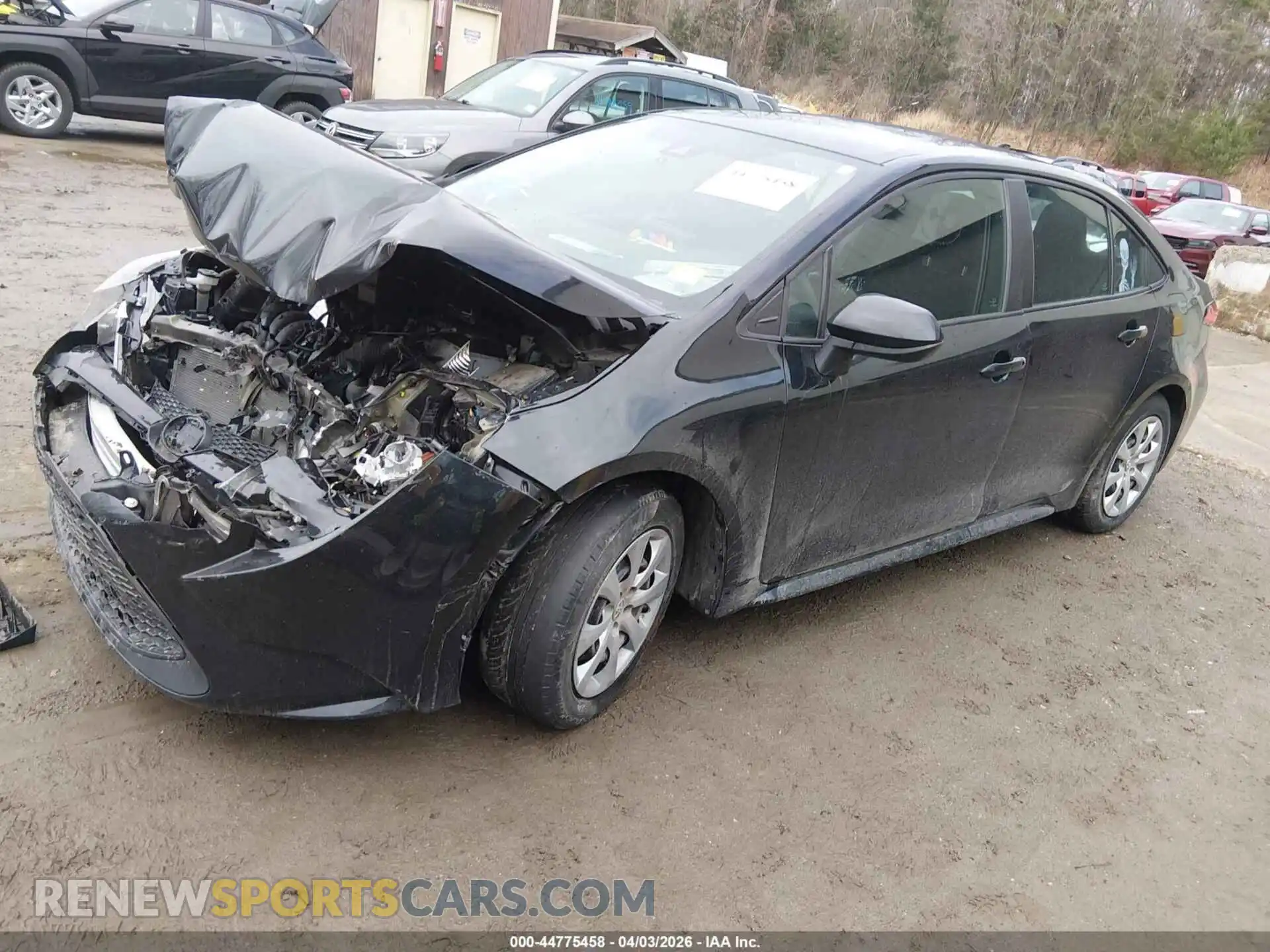 2 Photograph of a damaged car 5YFEPMAE5MP195883 TOYOTA COROLLA 2021