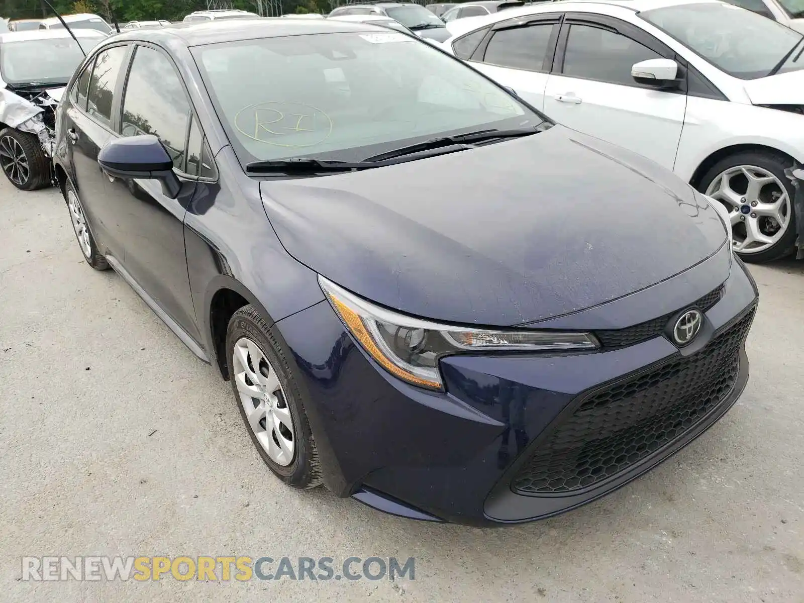 1 Photograph of a damaged car 5YFEPMAE5MP195995 TOYOTA COROLLA 2021