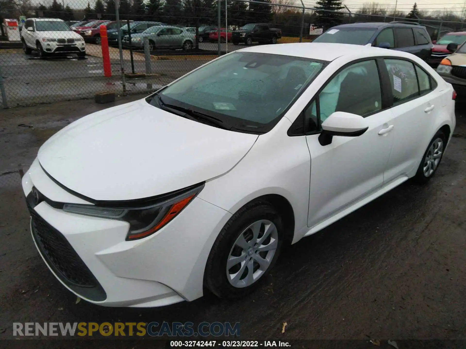 2 Photograph of a damaged car 5YFEPMAE5MP199755 TOYOTA COROLLA 2021