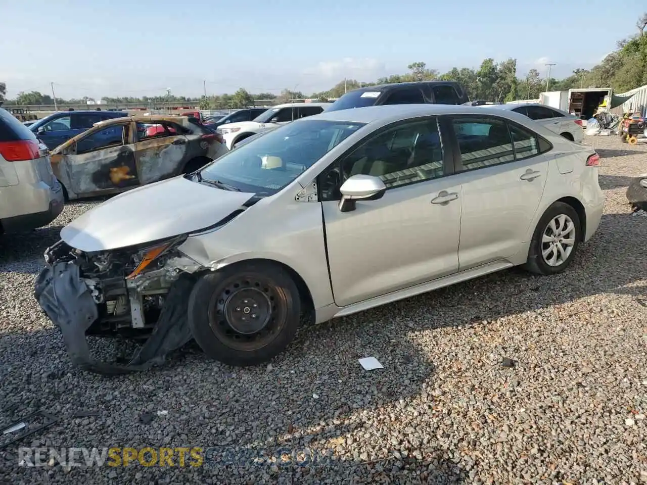 1 Фотография поврежденного автомобиля 5YFEPMAE5MP201181 TOYOTA COROLLA 2021